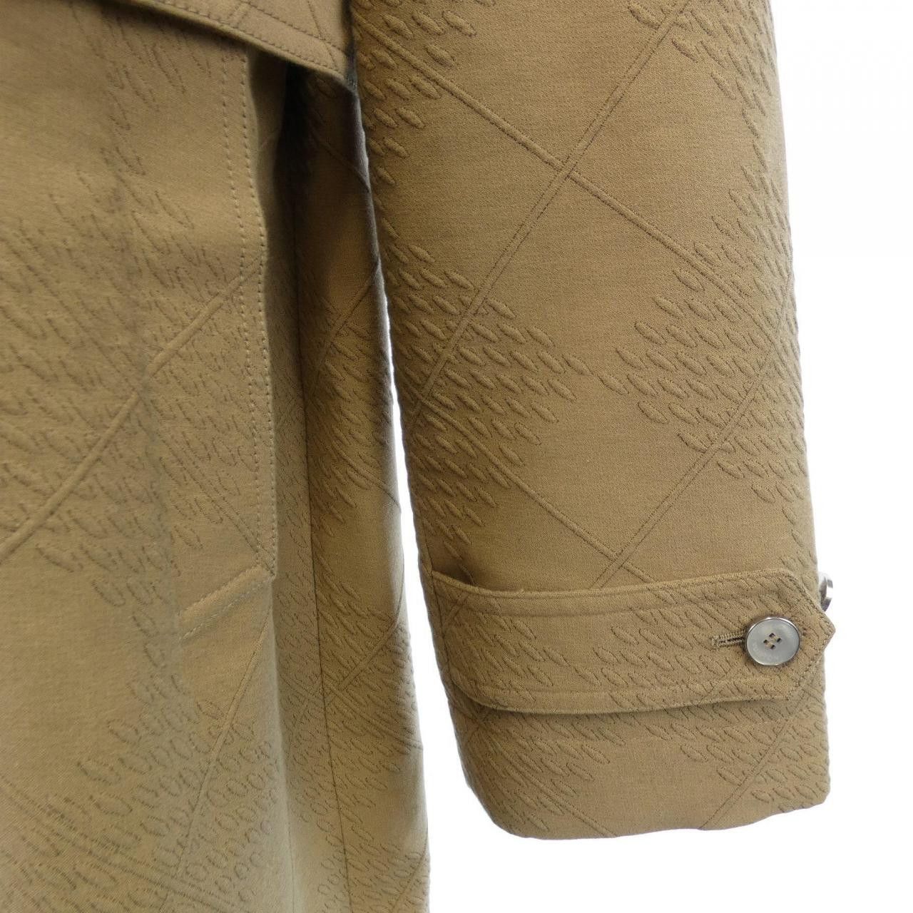 Louis Vuitton Louis Vuitton Louis Vuitton Cotton Silk Blend Trench Coat Textile Outerwear HSK02EQCW DUTY FREE for USA Size ONE SIZE - 6 Thumbnail