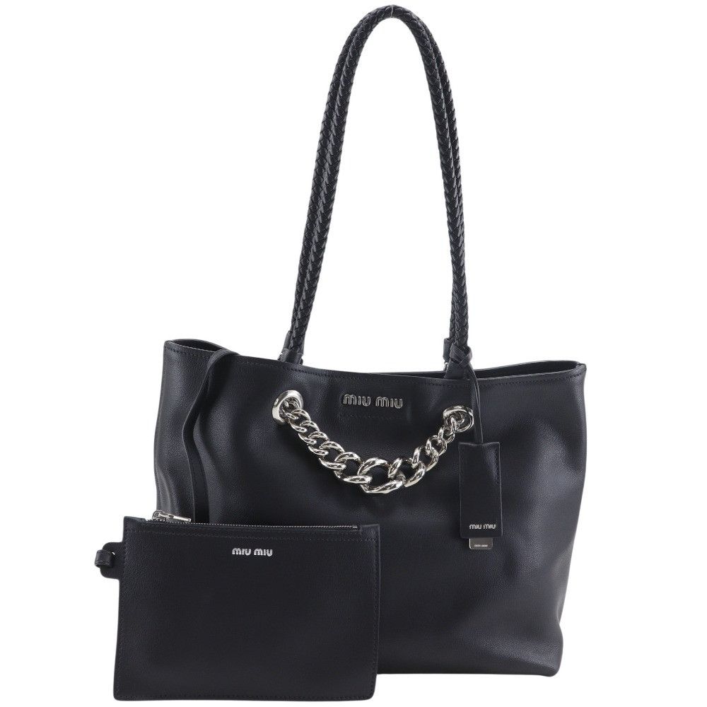 Miu Miu Miu Miu Miu Miu Calf Tote Bag Leather Tote Bag DUTY FREE for USA Size ONE SIZE - 15 Thumbnail