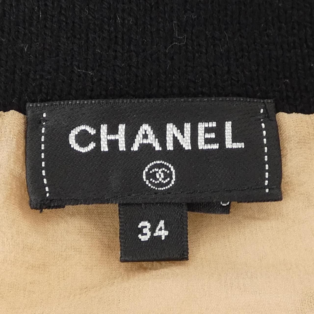 Chanel Chanel Chanel Dress 100% Cashmere Dress Textile Dresses P72132K10340 22C DUTY FREE for USA Size ONE SIZE - 5 Thumbnail