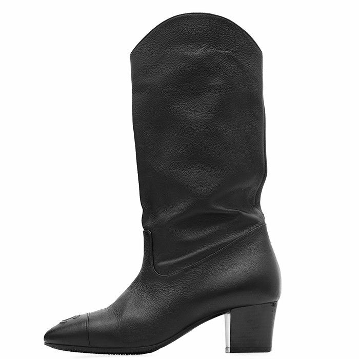 Chanel Chanel Chanel Grain Leather Boots Leather Shoes G36273 DUTY FREE for USA Size ONE SIZE - 6 Thumbnail