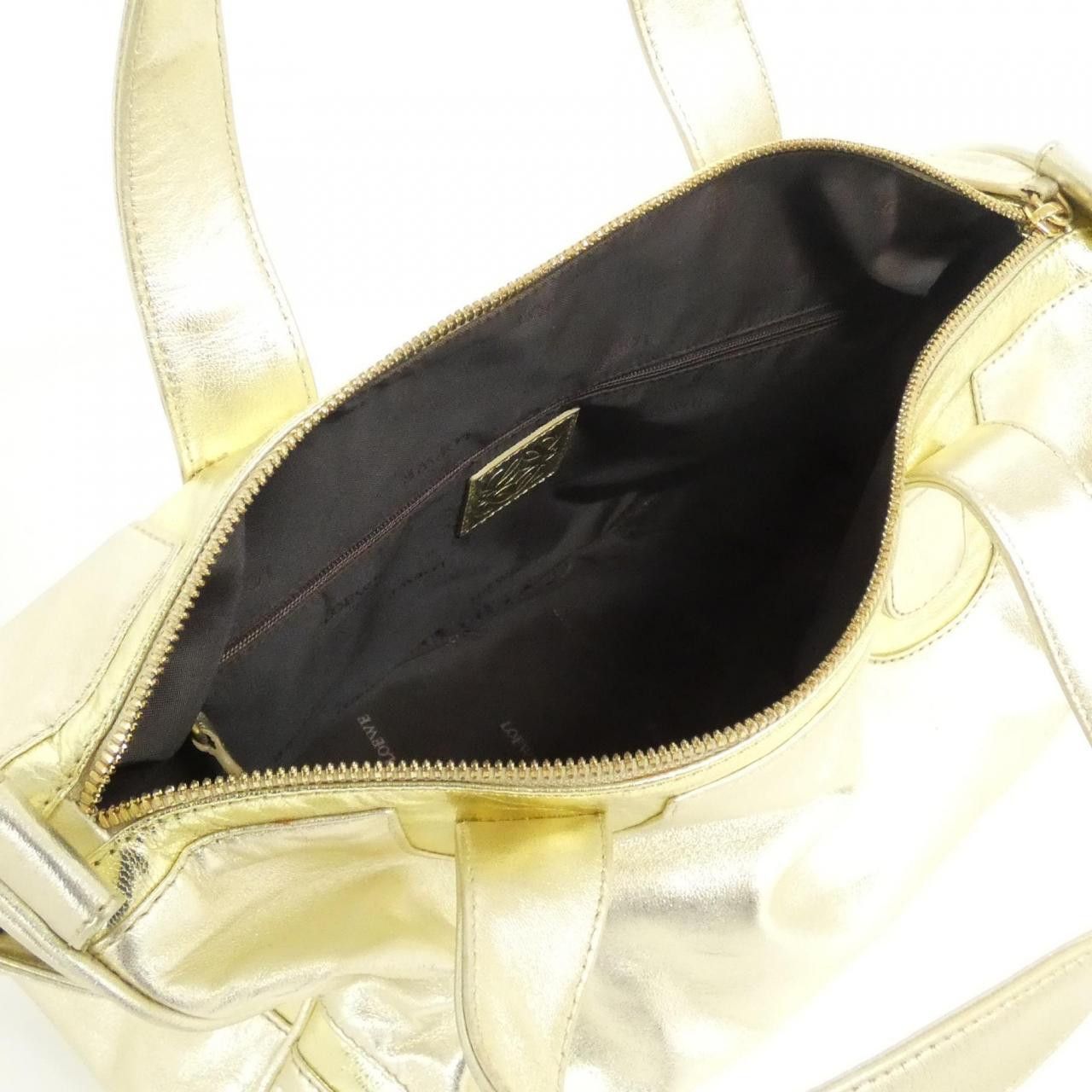 Loewe Loewe Loewe Metallic Leather Handbag Leather Handbag 32512145 DUTY FREE for USA Size ONE SIZE - 6 Thumbnail