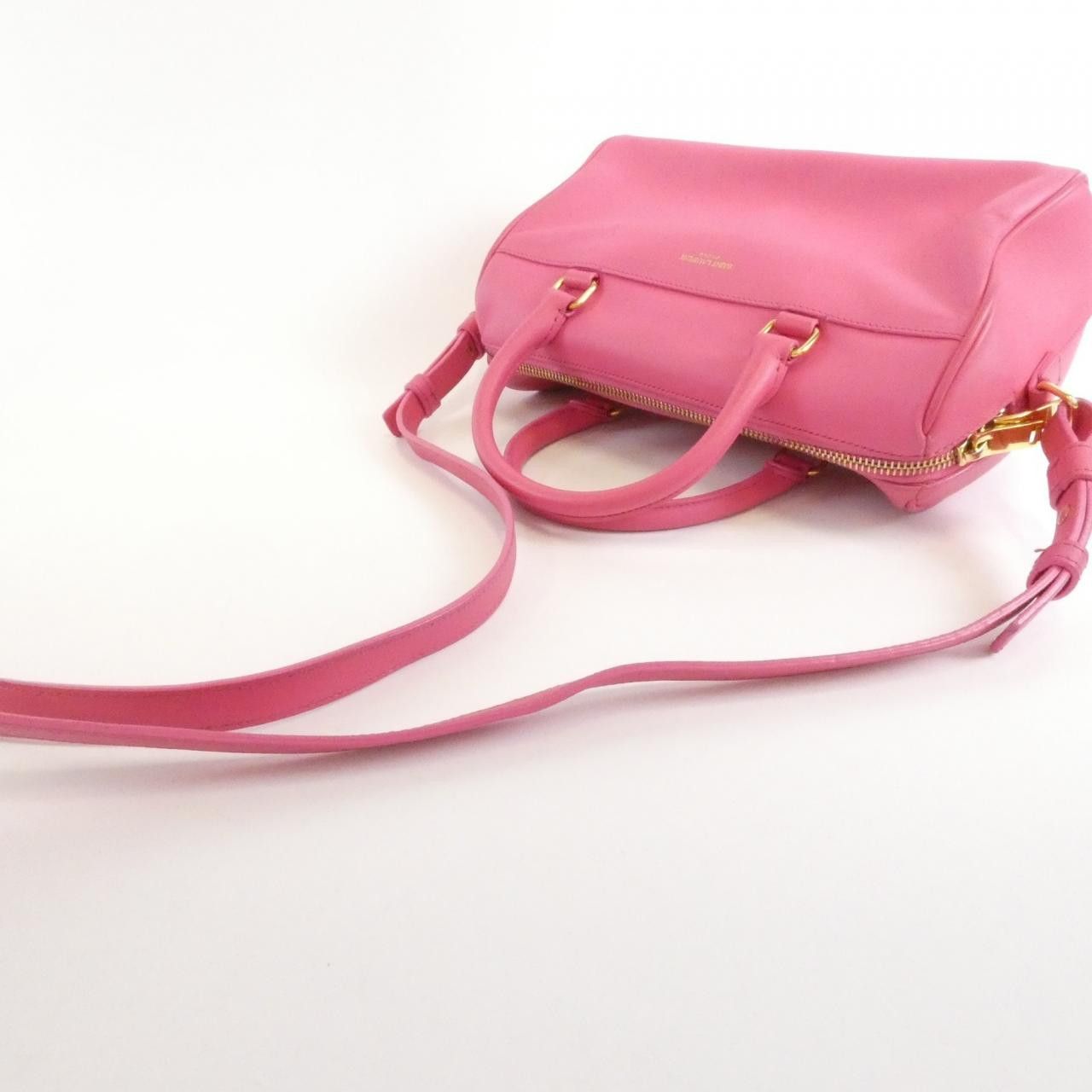 Yves Saint Laurent Yves Saint Laurent Saint Laurent Baby Duffle Calf Boston Bag Leather Handbag 330958C150J DUTY FREE for USA Size ONE SIZE - 6 Thumbnail