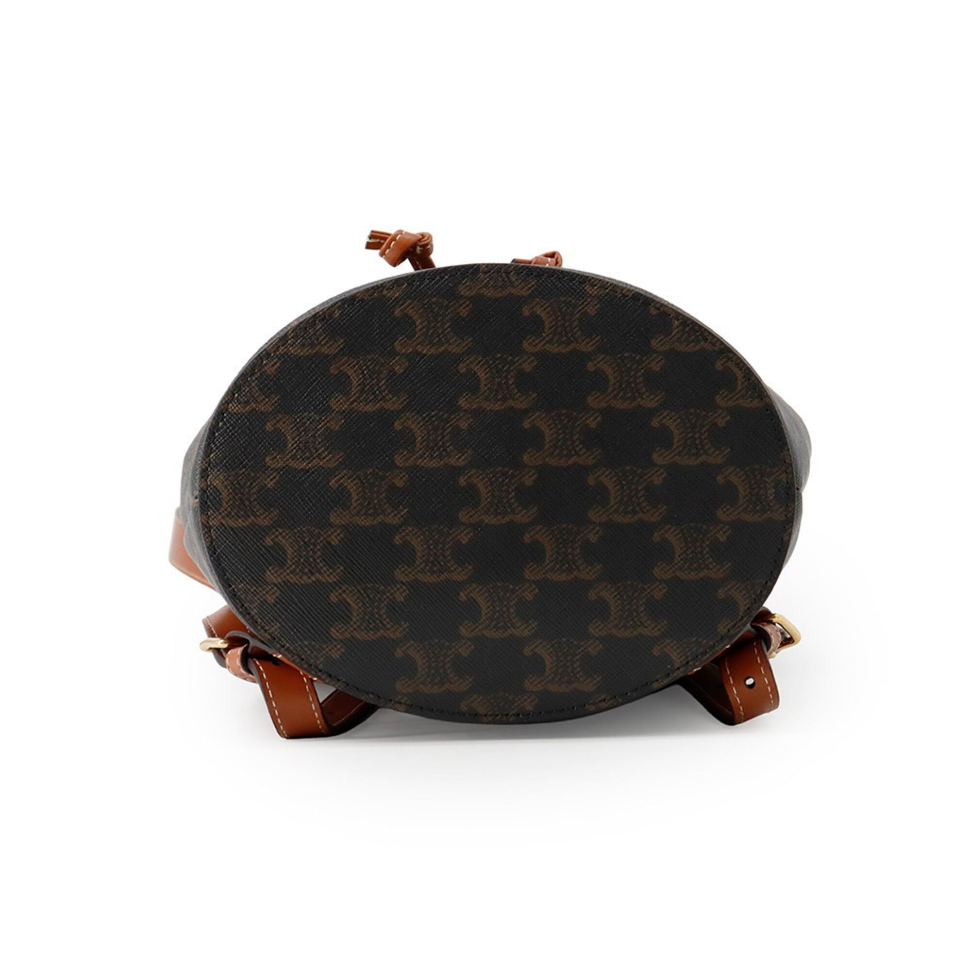 Celine Celine Triomphe Bonnie Leather Backpack, Handbag, Rucksack Size ONE SIZE - 3 Thumbnail