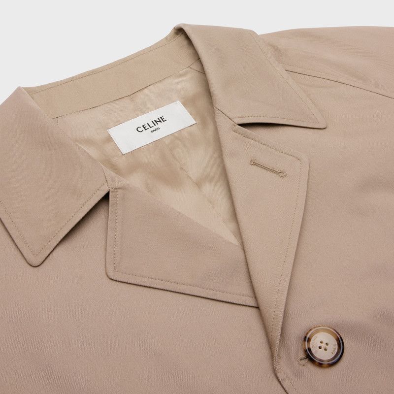 Celine oversized mac coat in technical cotton beige Size US XS / EU 42 / 0 - 3 Thumbnail