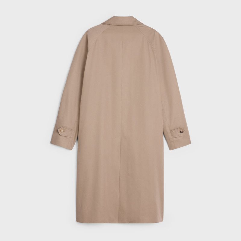 Celine oversized mac coat in technical cotton beige Size US M / EU 48-50 / 2 - 2 Thumbnail