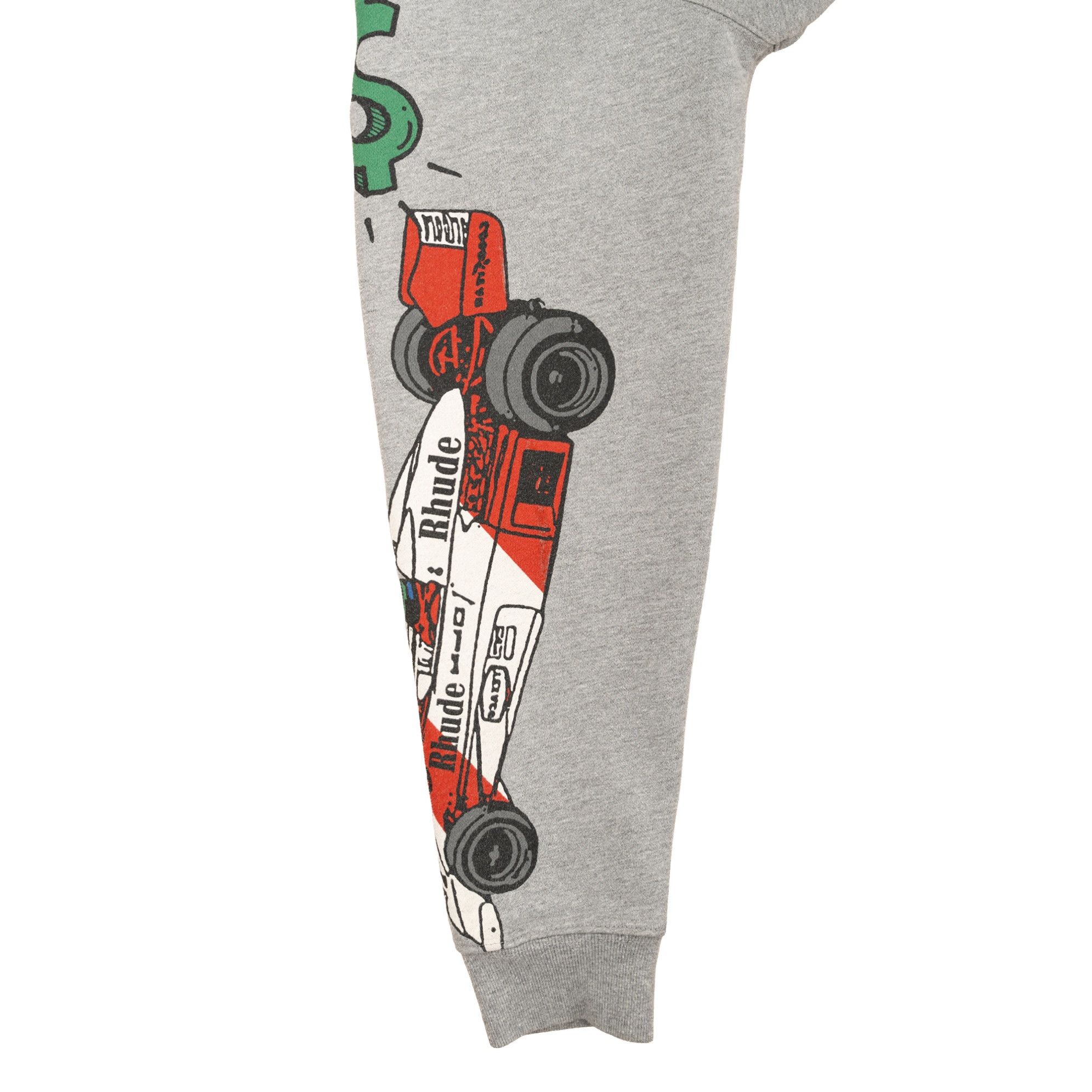 Rhude Doodle Logo Hooded Sweatshirt Grey Multi Size US L / EU 52-54 / 3 - 5 Thumbnail