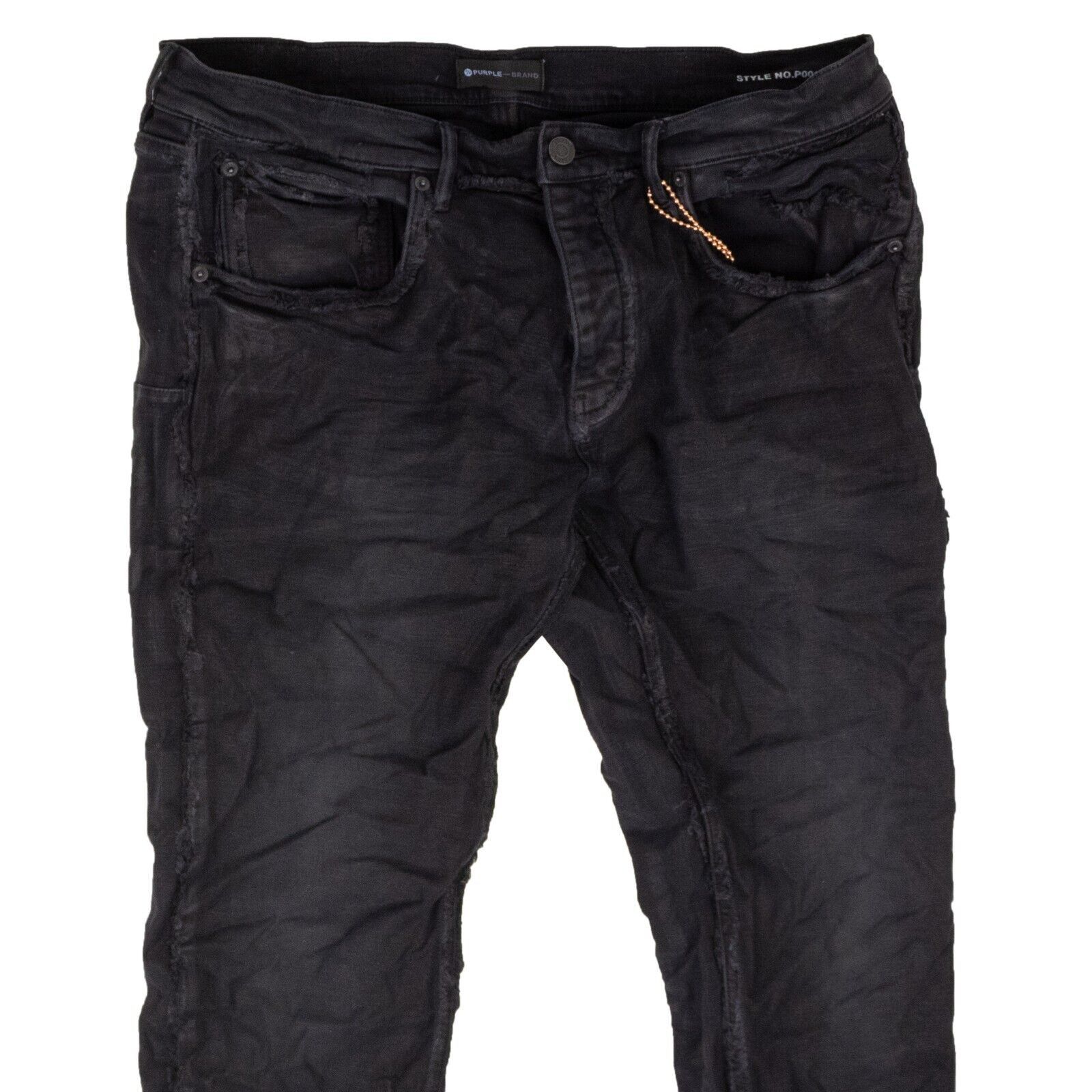 Purple Brand Inside Out Black Fray SIZE 33 Size US 33 - 6 Thumbnail