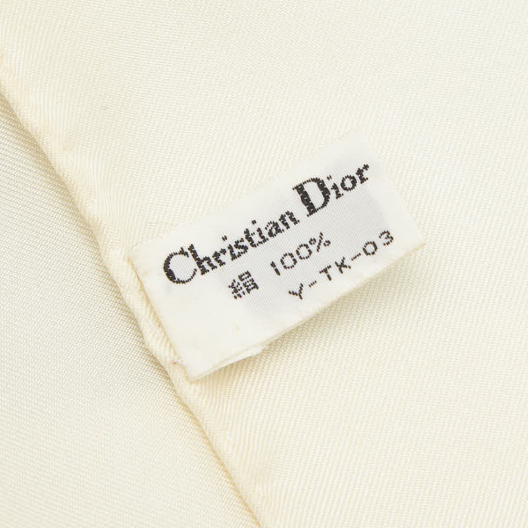 Dior Christian Dior Dior scarf muffler red silk women's Size ONE SIZE - 6 Thumbnail