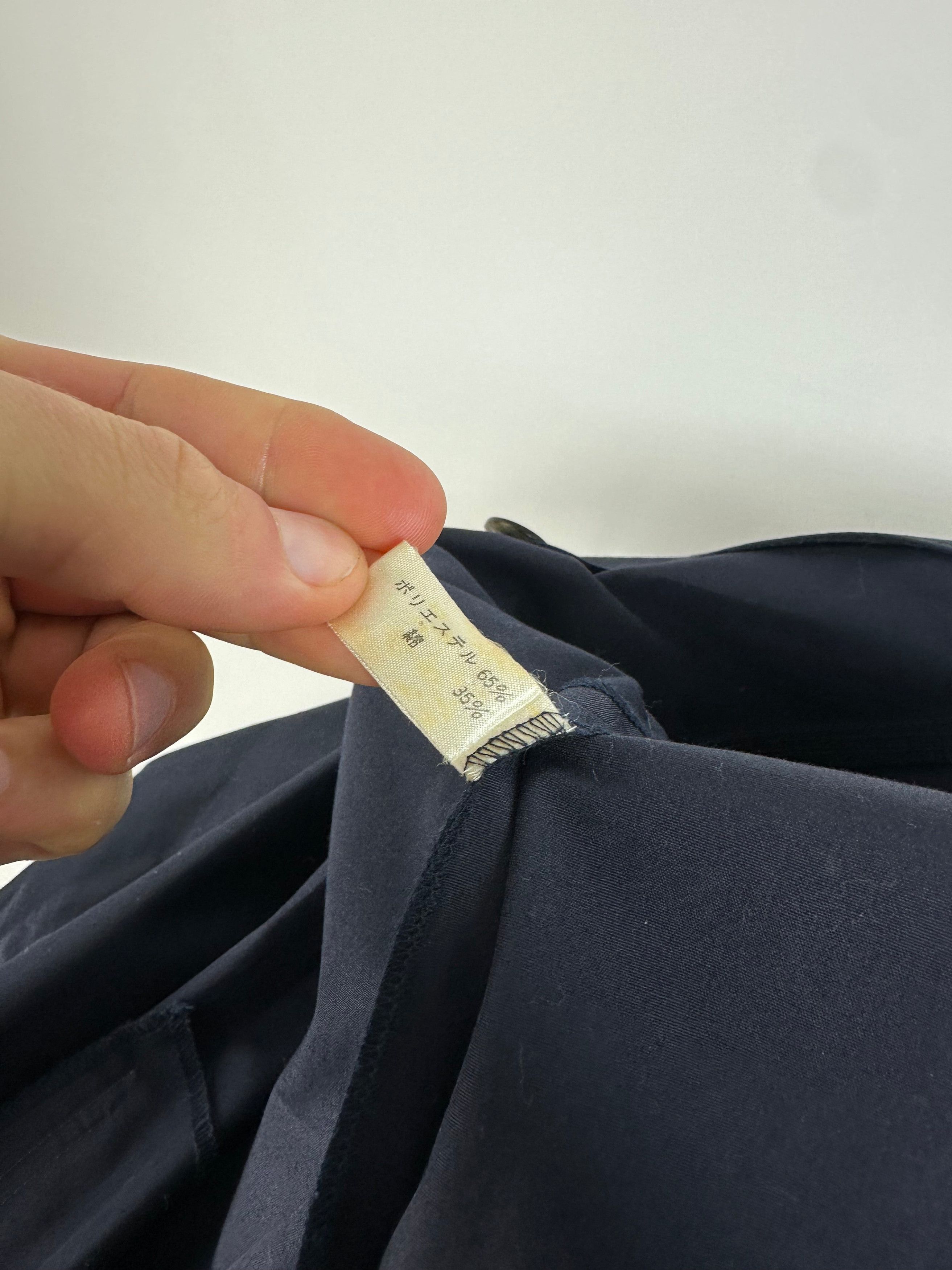 Chloe Vintage Chloé Single Breasted Trench Coat Navy L Size L / US 10 / IT 46 - 11 Thumbnail