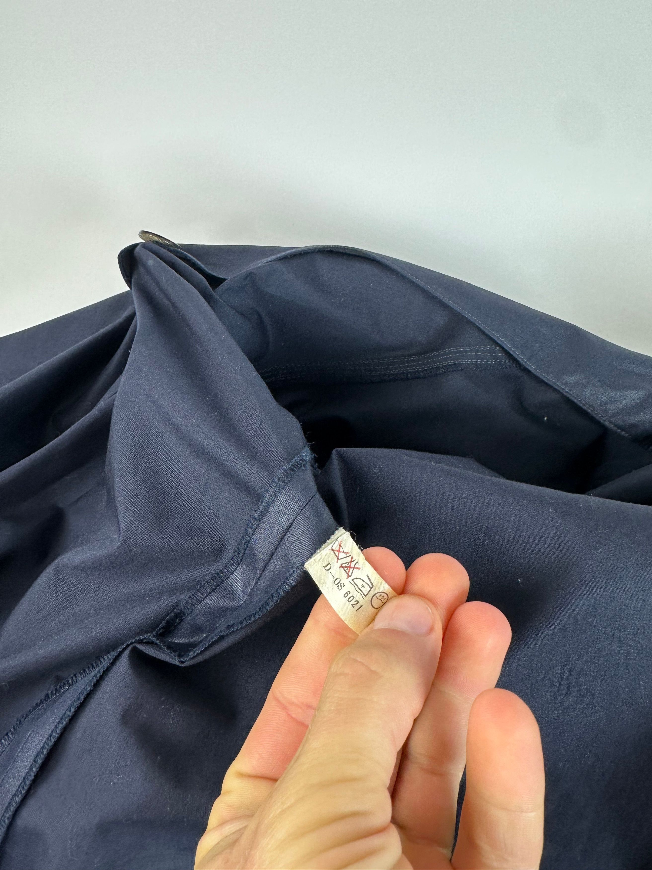 Chloe Vintage Chloé Single Breasted Trench Coat Navy L Size L / US 10 / IT 46 - 13 Thumbnail