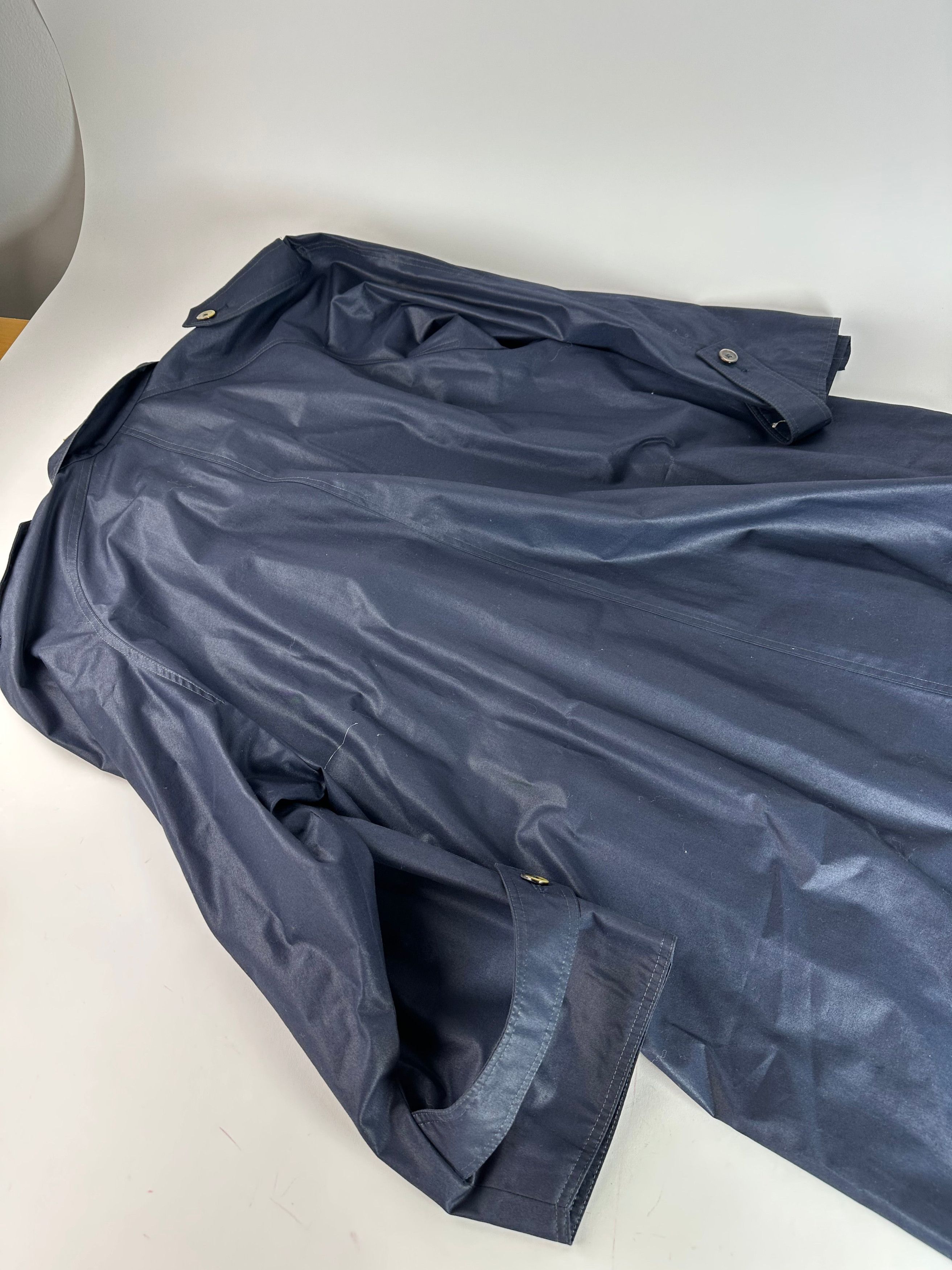 Chloe Vintage Chloé Single Breasted Trench Coat Navy L Size L / US 10 / IT 46 - 10 Thumbnail