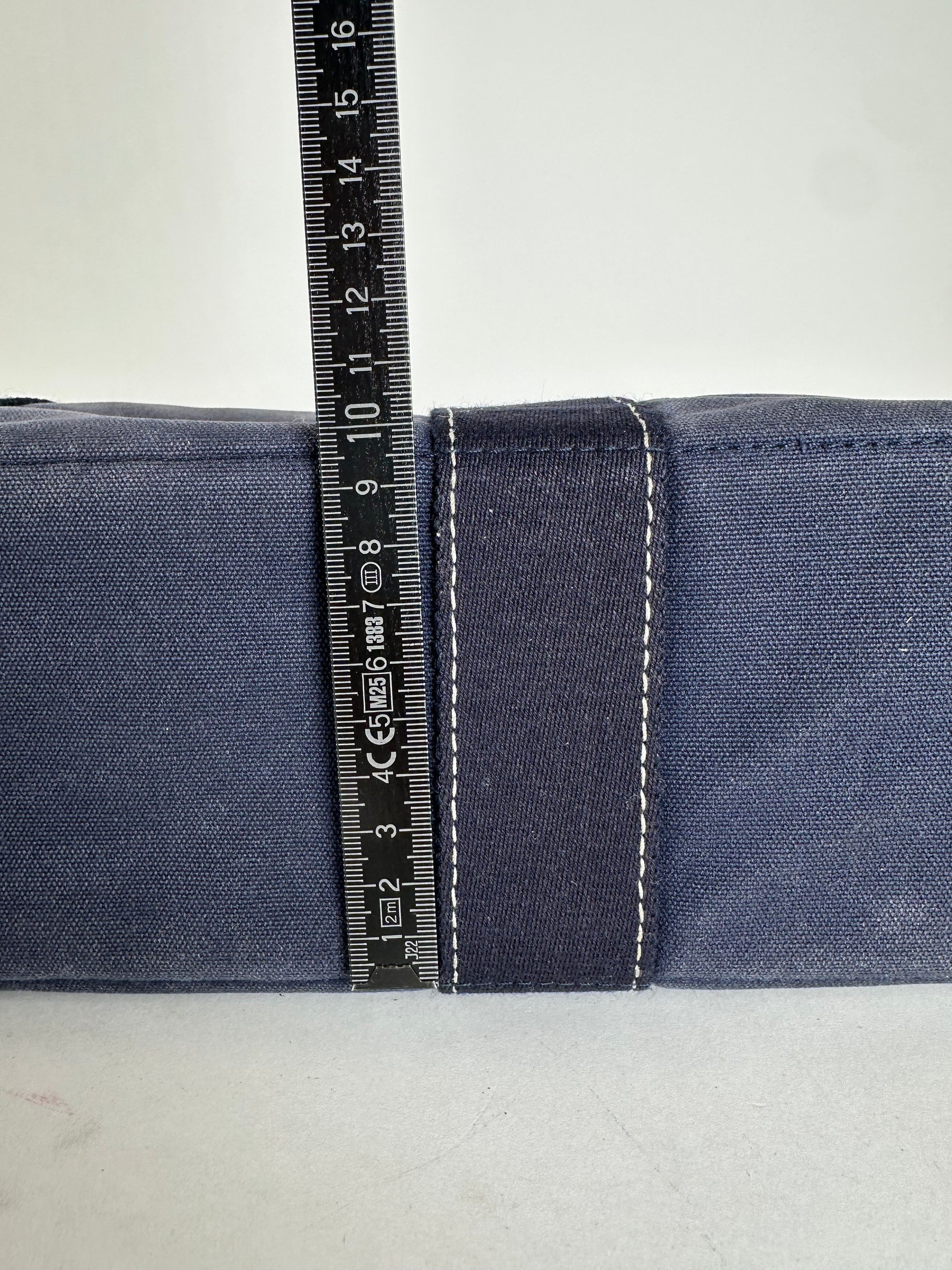 Other Vintage Hermès Fourre Tout MM Canvas Tote Bag Navy Size ONE SIZE - 13 Thumbnail