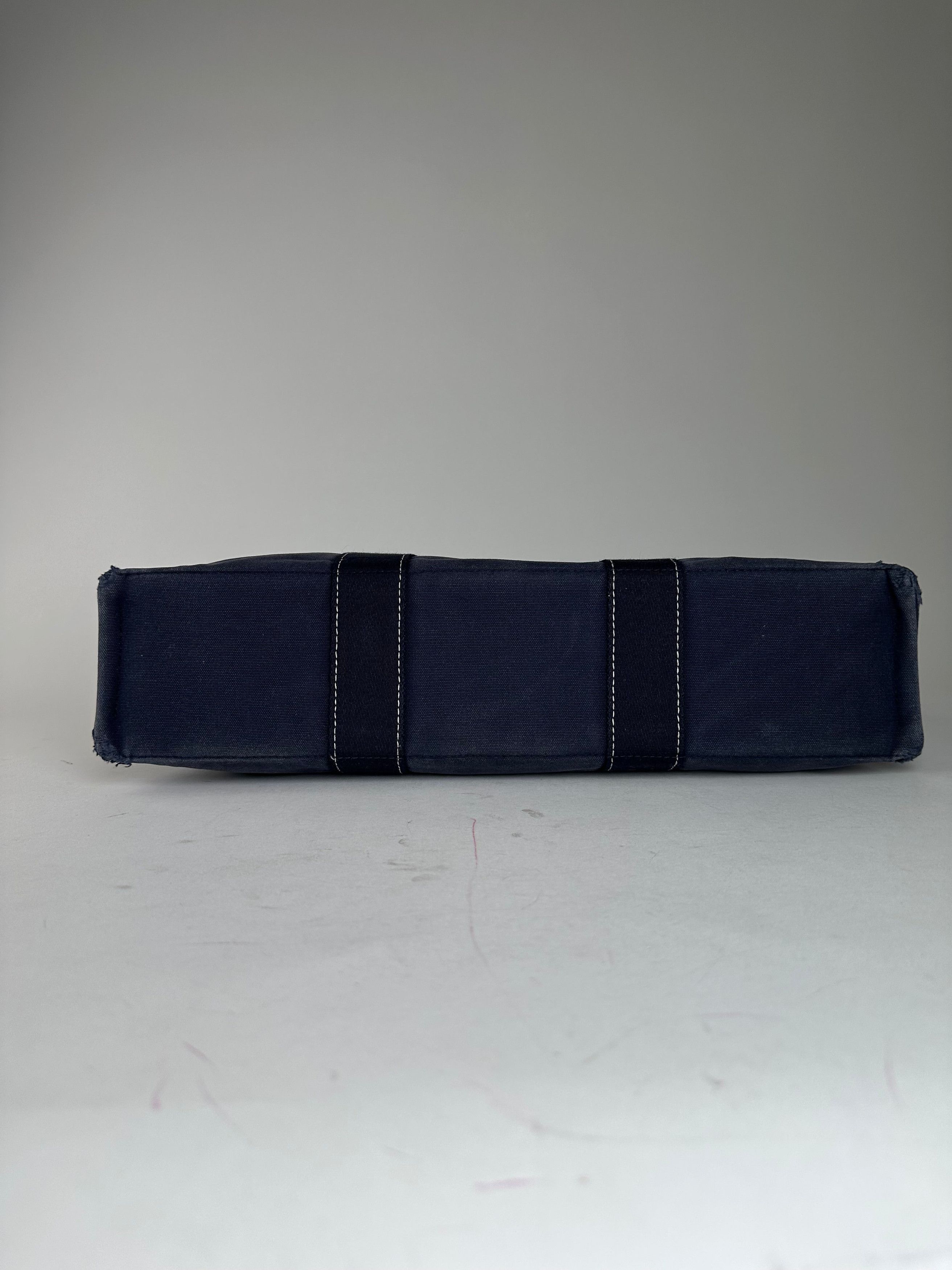 Other Vintage Hermès Fourre Tout MM Canvas Tote Bag Navy Size ONE SIZE - 5 Thumbnail