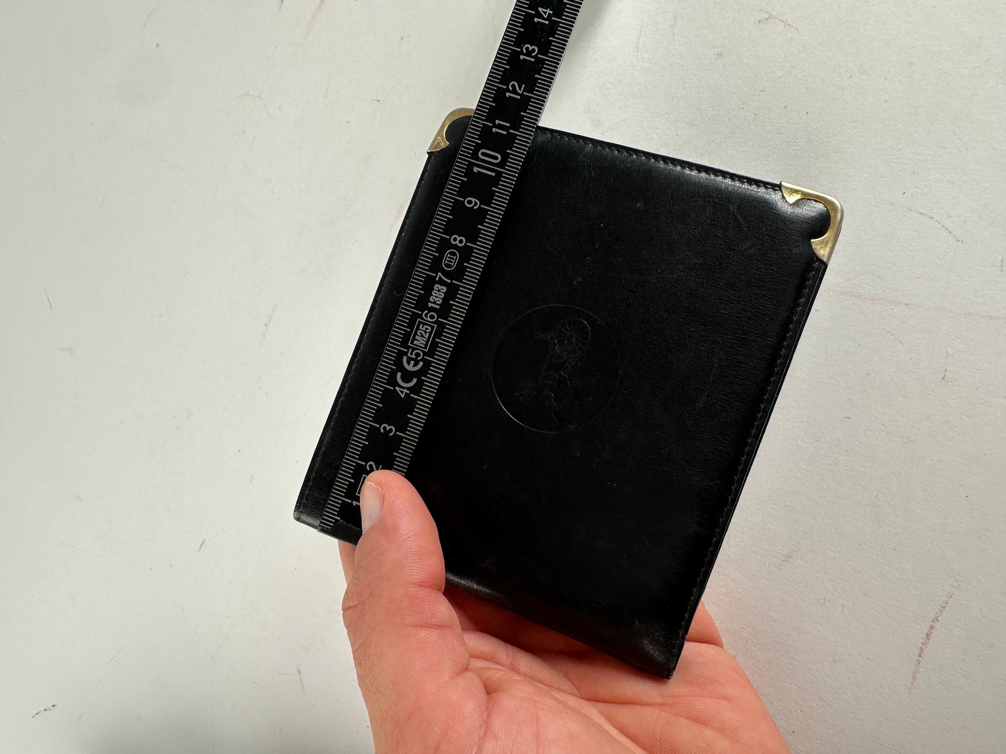 Celine Vintage Paris Calèche Smooth Leather Bifold Wallet Black Size ONE SIZE - 7 Thumbnail
