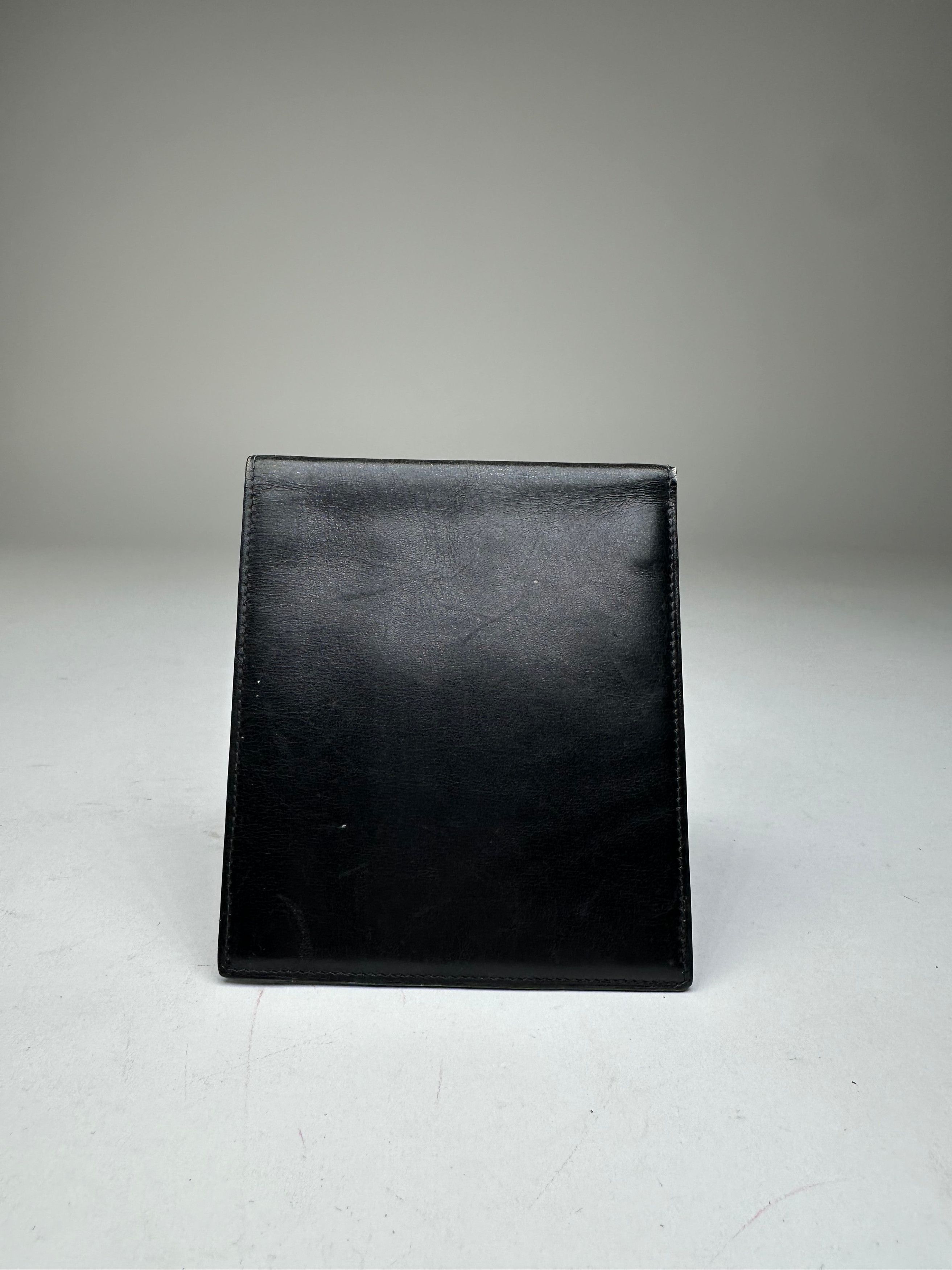 Celine Vintage Paris Calèche Smooth Leather Bifold Wallet Black Size ONE SIZE - 3 Thumbnail