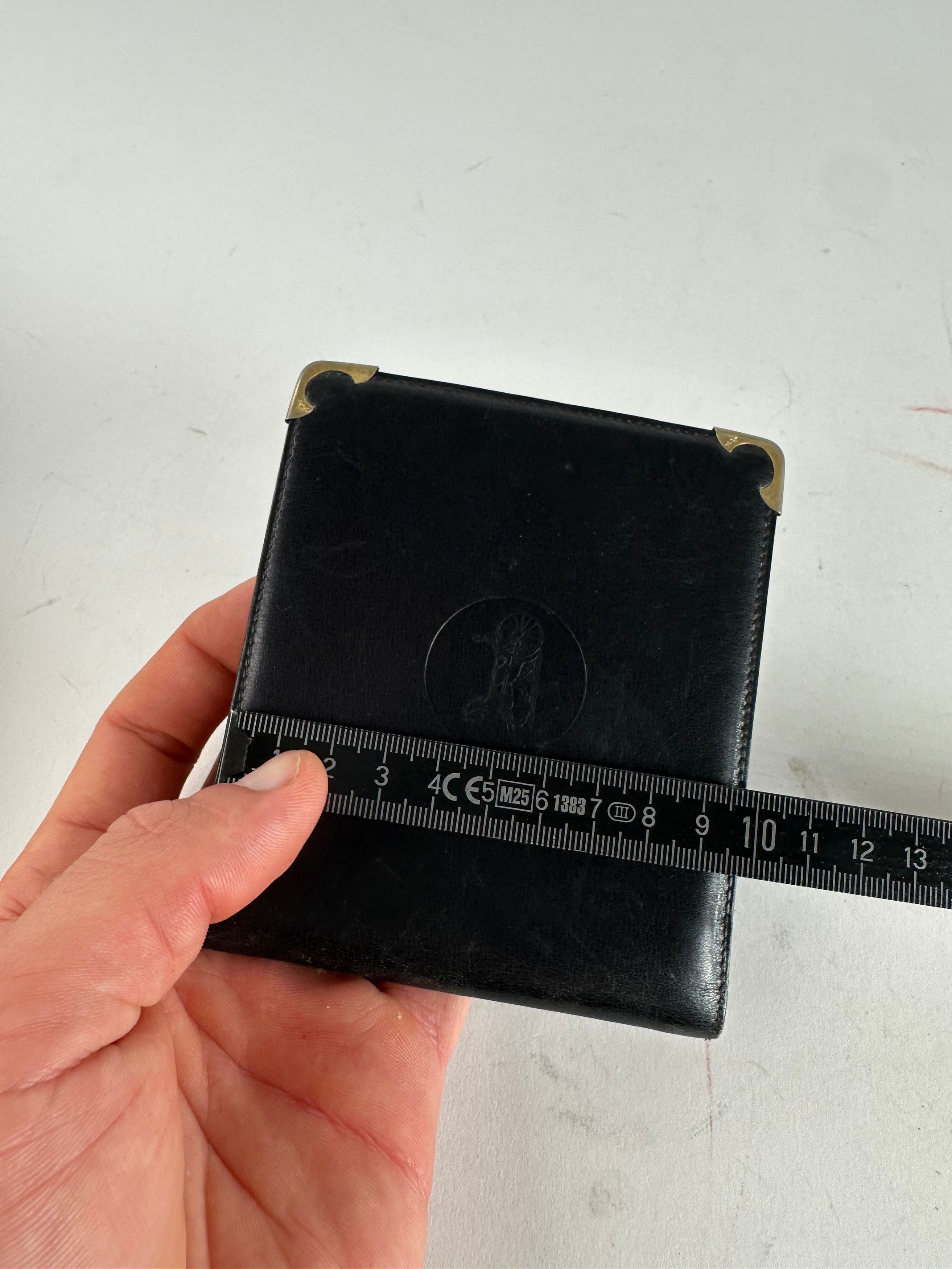 Celine Vintage Paris Calèche Smooth Leather Bifold Wallet Black Size ONE SIZE - 8 Thumbnail
