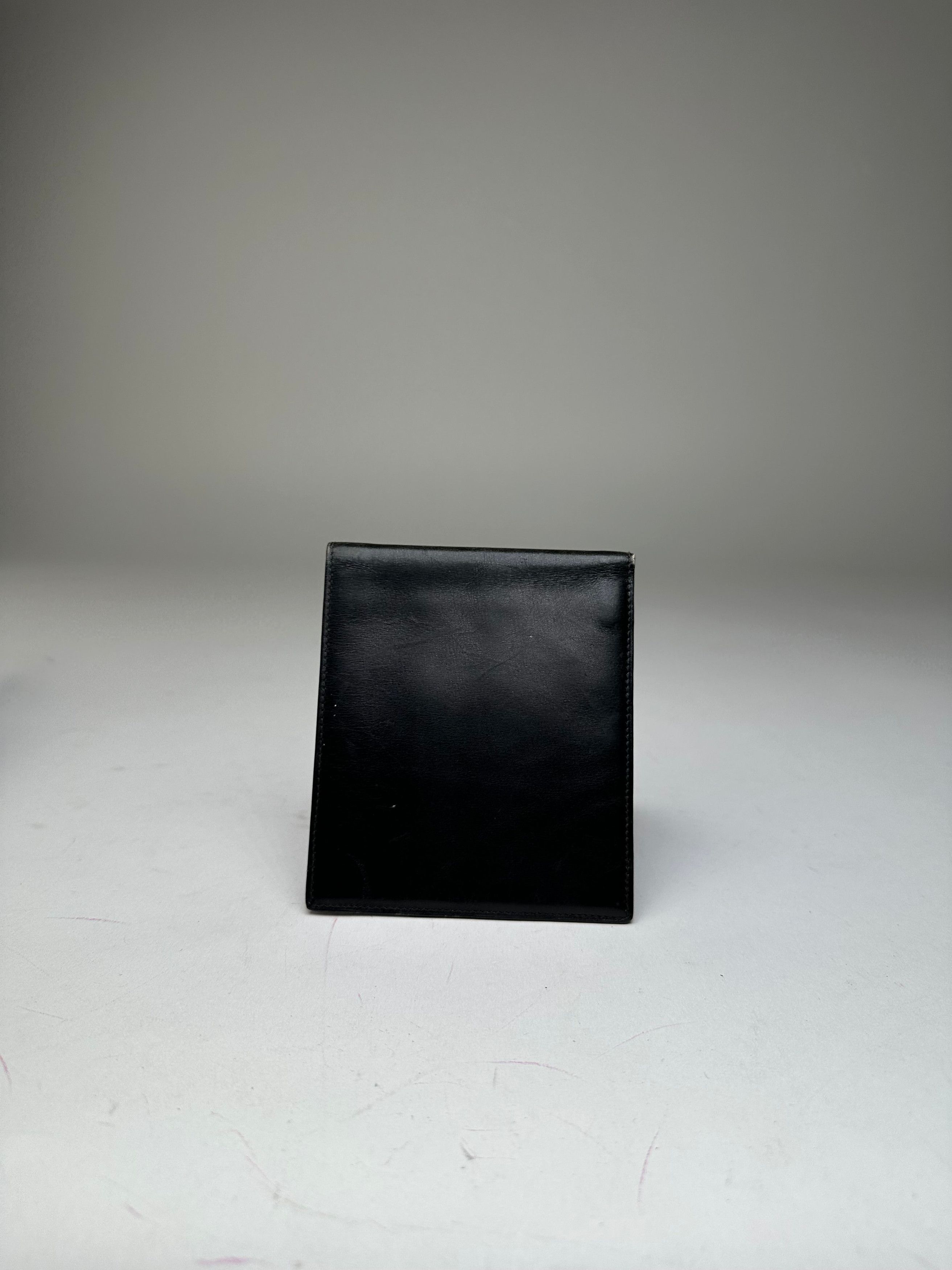 Celine Vintage Paris Calèche Smooth Leather Bifold Wallet Black Size ONE SIZE - 10 Thumbnail