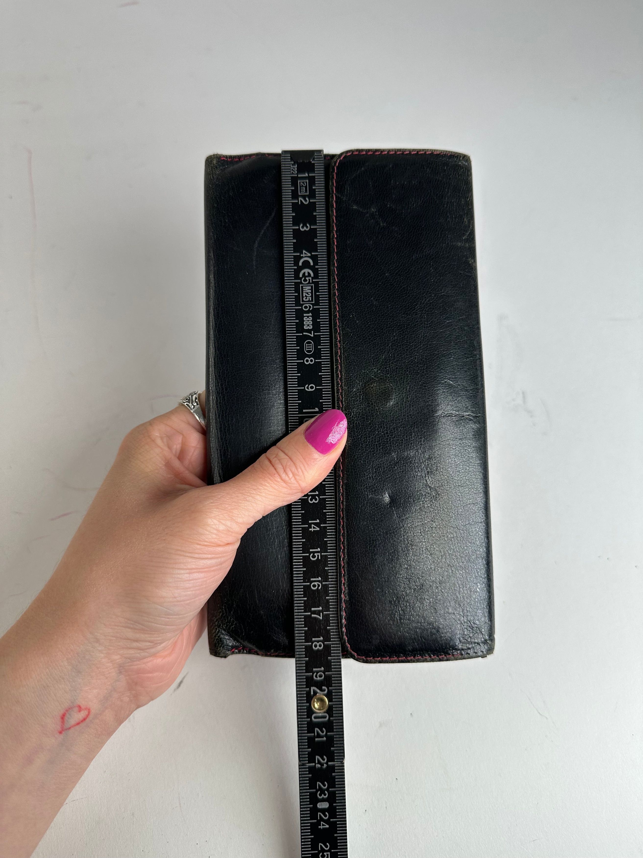Gucci Vintage Leather Long Wallet Black Size ONE SIZE - 7 Thumbnail