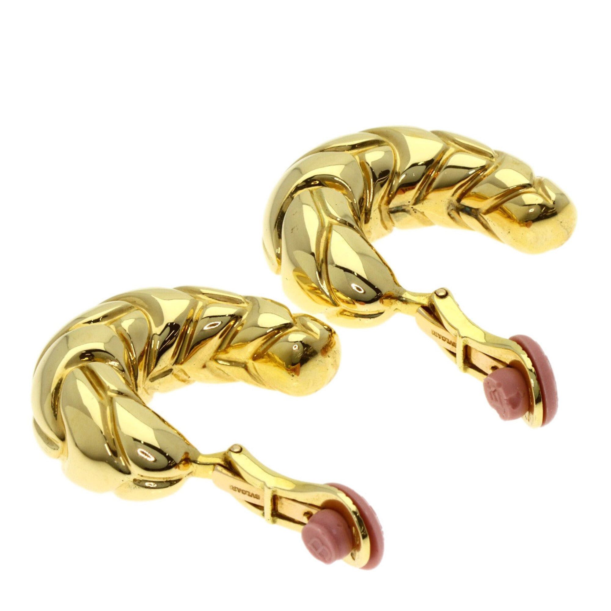 Bvlgari BVLGARI Spiga Earrings in 18K Yellow Gold for Women Size ONE SIZE - 3 Thumbnail