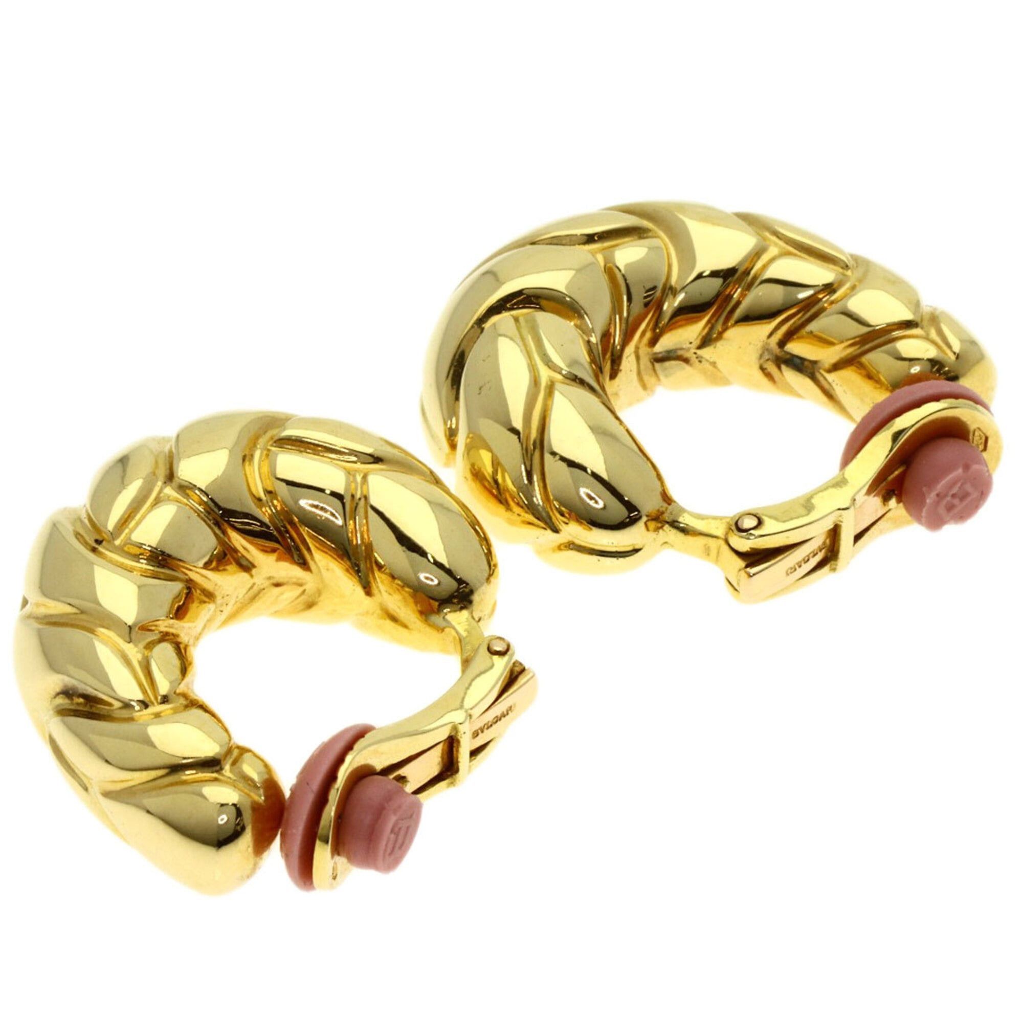 Bvlgari BVLGARI Spiga Earrings in 18K Yellow Gold for Women Size ONE SIZE - 2 Thumbnail