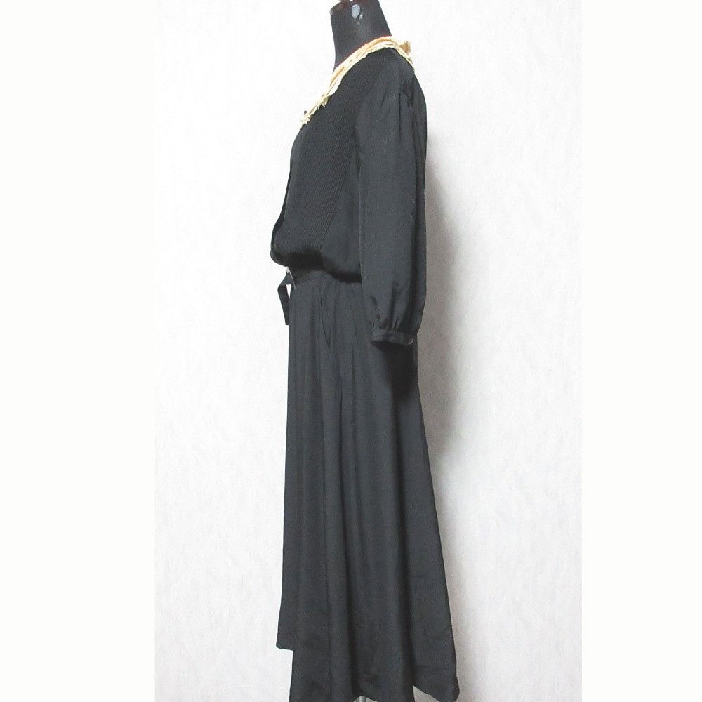 Other Other Kaneko Isao frill collar belted gathered dress Textile Dresses DUTY FREE for USA Size ONE SIZE - 3 Thumbnail