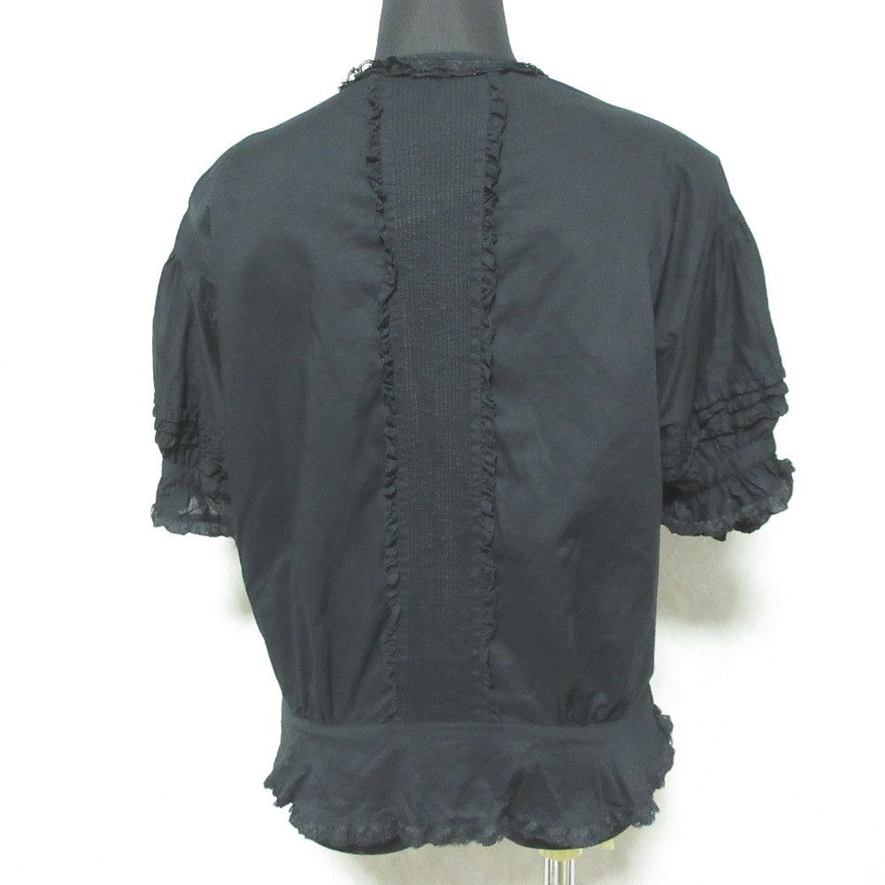 Other Other PINK HOUSE Ruffle Ribbon Blouse Textile Tops P0122FB14A DUTY FREE for USA Size ONE SIZE - 2 Thumbnail