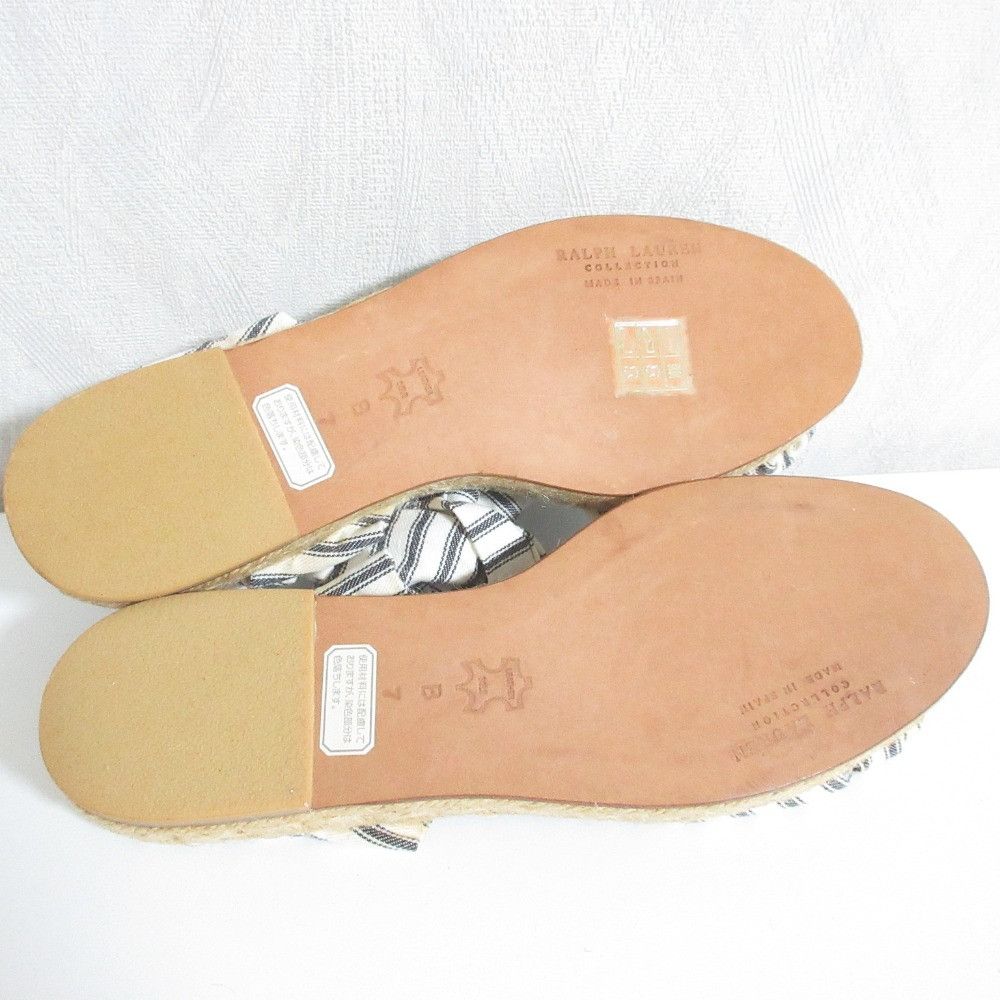 Ralph Lauren Ralph Lauren Ralph Lauren Purple Label Linen Espadrille Sandals Textile Shoes DUTY FREE for USA Size ONE SIZE - 6 Thumbnail