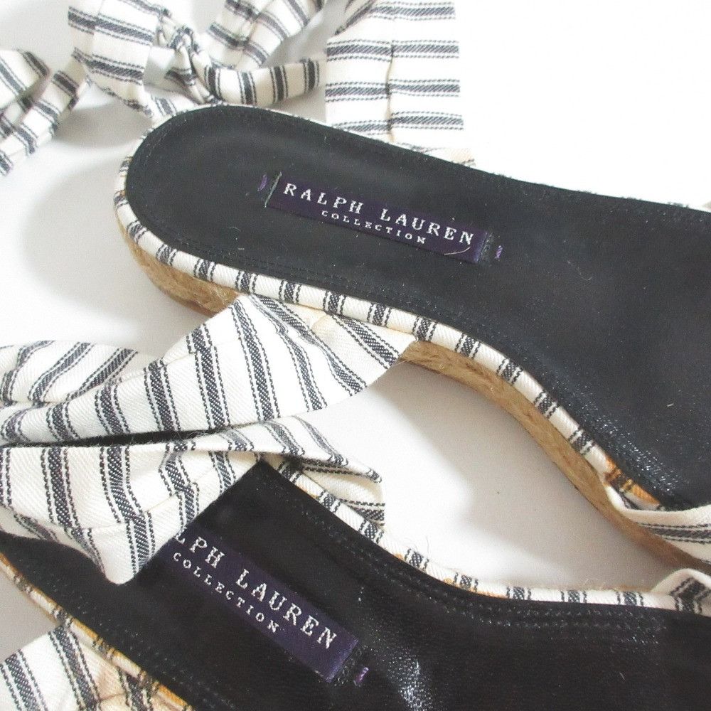 Ralph Lauren Ralph Lauren Ralph Lauren Purple Label Linen Espadrille Sandals Textile Shoes DUTY FREE for USA Size ONE SIZE - 5 Thumbnail