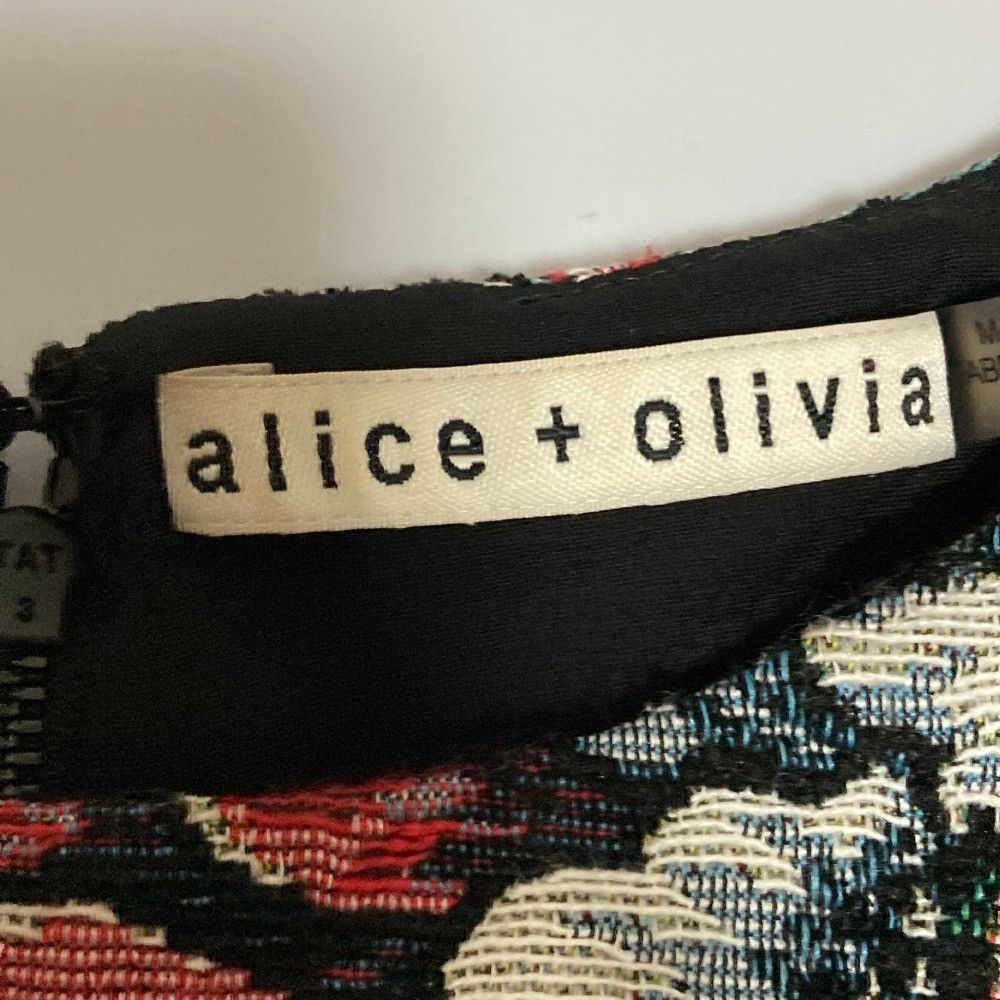 Other Other alice+olivia Flower Jacquard Dress Textile Dresses DUTY FREE for USA Size ONE SIZE - 6 Thumbnail