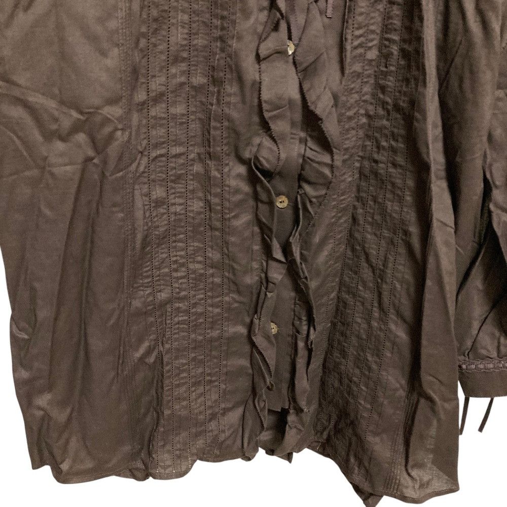 Other Other INGEBORG Cotton Frill Blouse Textile Tops A2233FB202 DUTY FREE for USA Size ONE SIZE - 5 Thumbnail