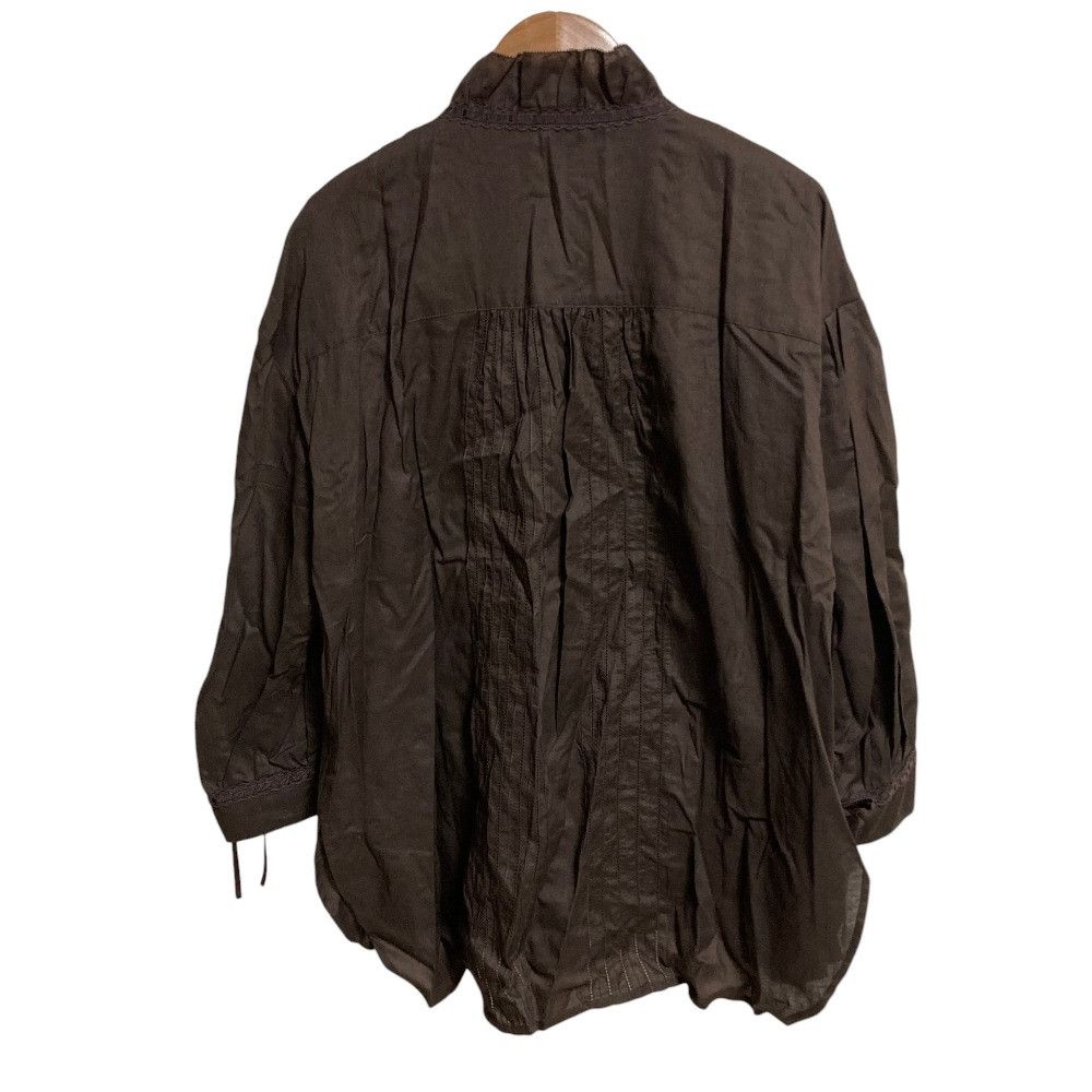 Other Other INGEBORG Cotton Frill Blouse Textile Tops A2233FB202 DUTY FREE for USA Size ONE SIZE - 2 Thumbnail