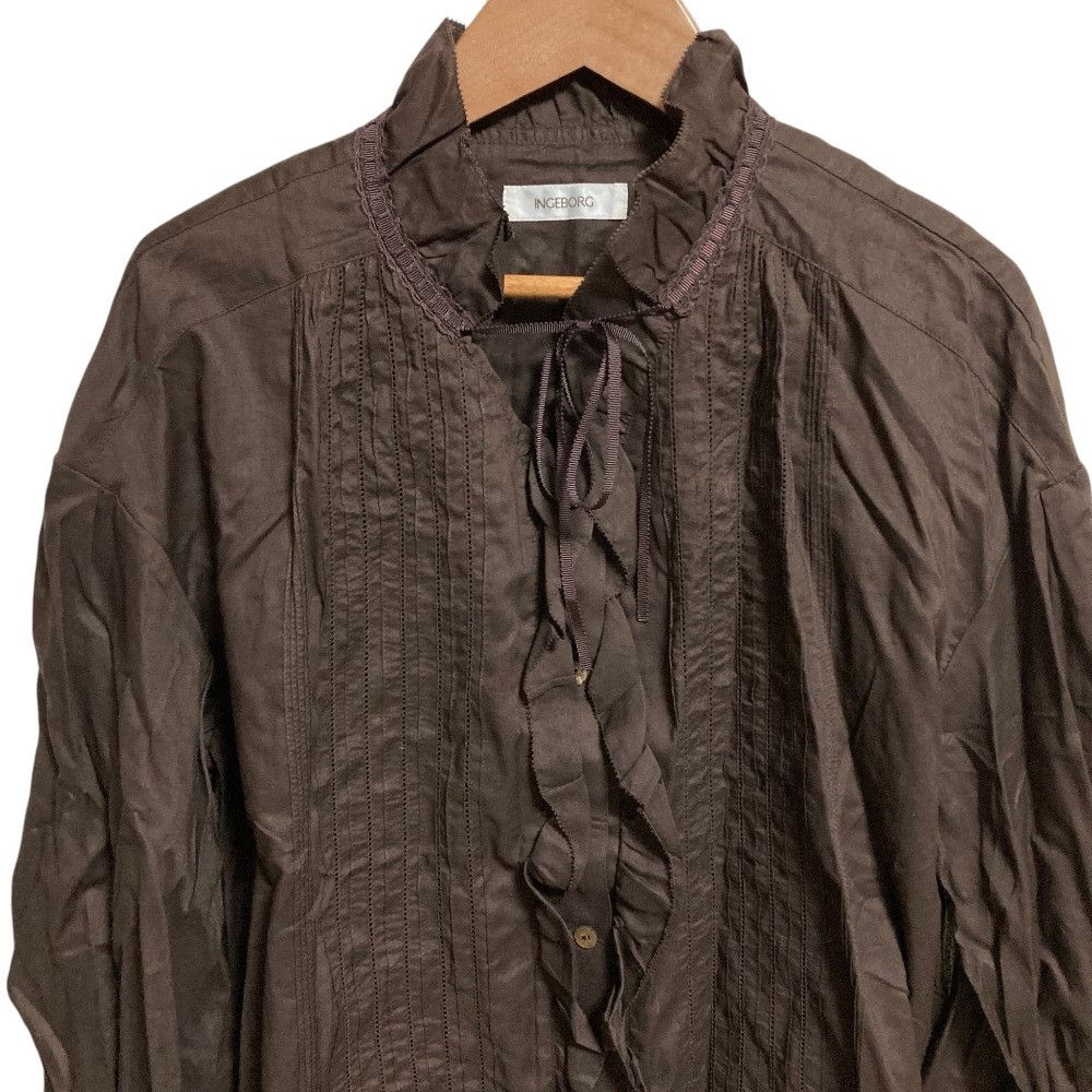 Other Other INGEBORG Cotton Frill Blouse Textile Tops A2233FB202 DUTY FREE for USA Size ONE SIZE - 4 Thumbnail