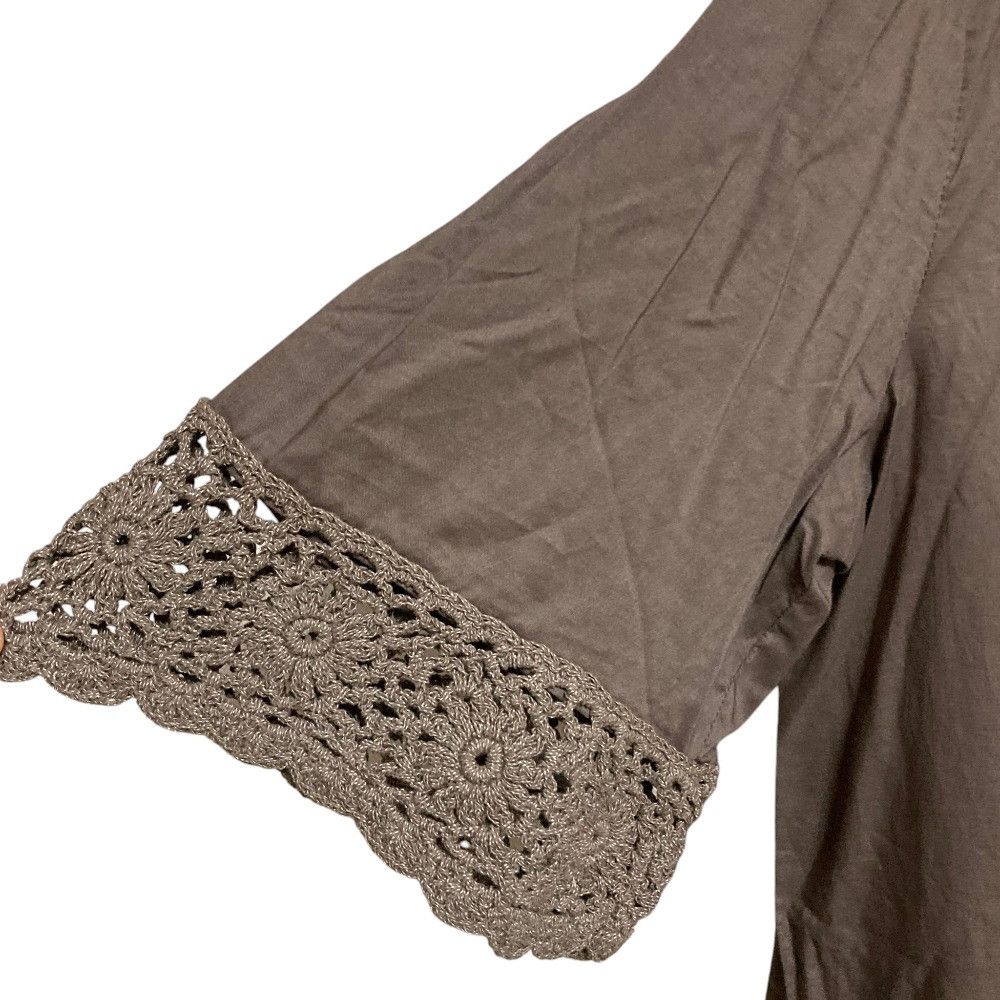 Other Other INGEBORG Crochet Knit Docking Tunic Textile Tops A2233FBY151 DUTY FREE for USA Size ONE SIZE - 3 Thumbnail