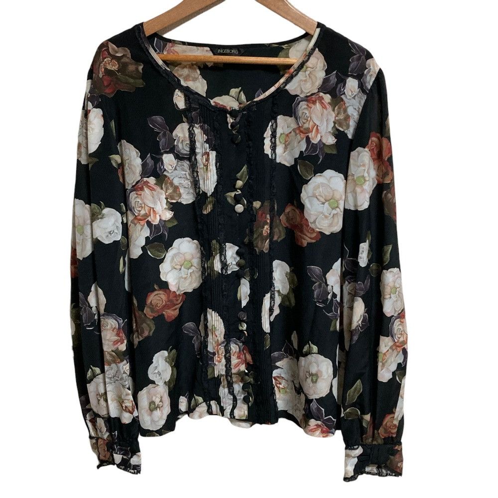 Other Other INGEBORG Floral Print Layered Tunic Set Textile Tops A2273FBY401 DUTY FREE for USA Size ONE SIZE - 3 Thumbnail