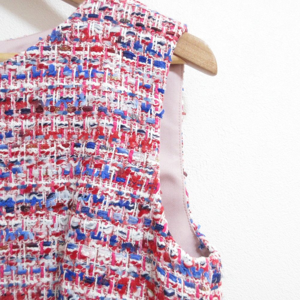 Other Other ANAYI Tweed Sleeveless Dress Textile Dresses DUTY FREE for USA Size ONE SIZE - 5 Thumbnail