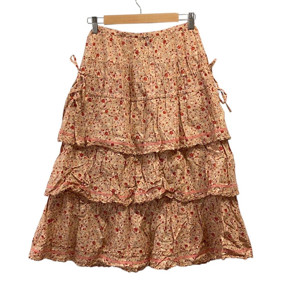 Other Other PINK HOUSE Floral Tiered Skirt Textile Skirts DUTY FREE for USA Size ONE SIZE - 2 Thumbnail