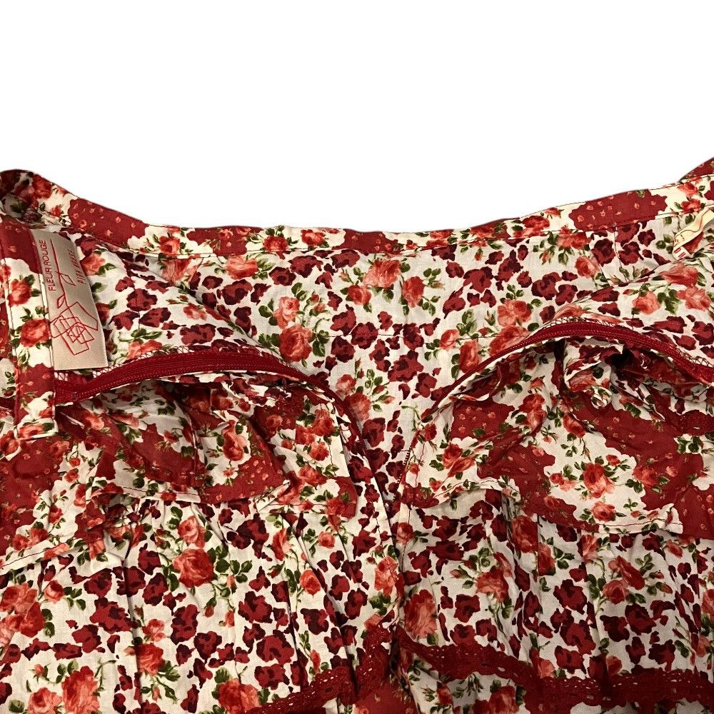 Other Other Pink House floral tiered lace skirt Textile Skirts DUTY FREE for USA Size ONE SIZE - 3 Thumbnail
