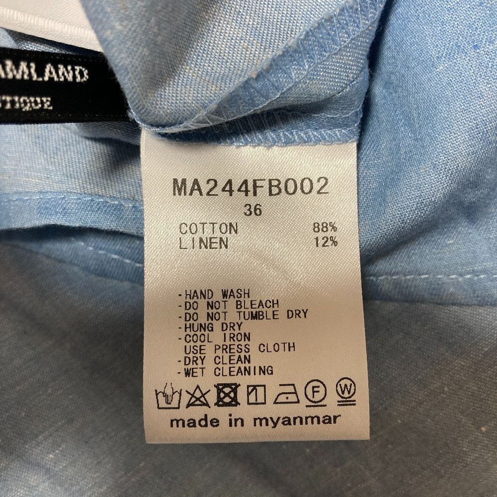 Other Other MUVEIL Bow Tie Tuck Blouse Textile Tops MA244FB002 DUTY FREE for USA Size ONE SIZE - 8 Thumbnail