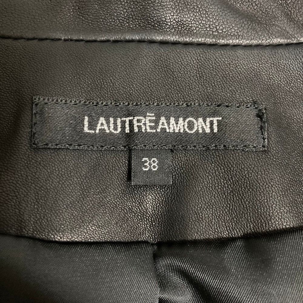 Other Other LAUTREAMONT Lamb Leather Collarless Jacket Leather Outerwear DUTY FREE for USA Size ONE SIZE - 5 Thumbnail