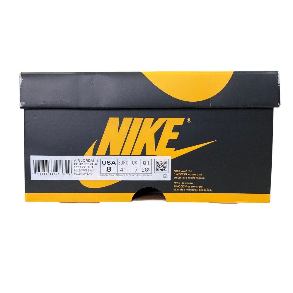 Other Other Nike Air Jordan 1 Retro High OG Sneakers Plastic / Synthetic Shoes 555088-701 DUTY FREE for USA Size ONE SIZE - 16 Thumbnail