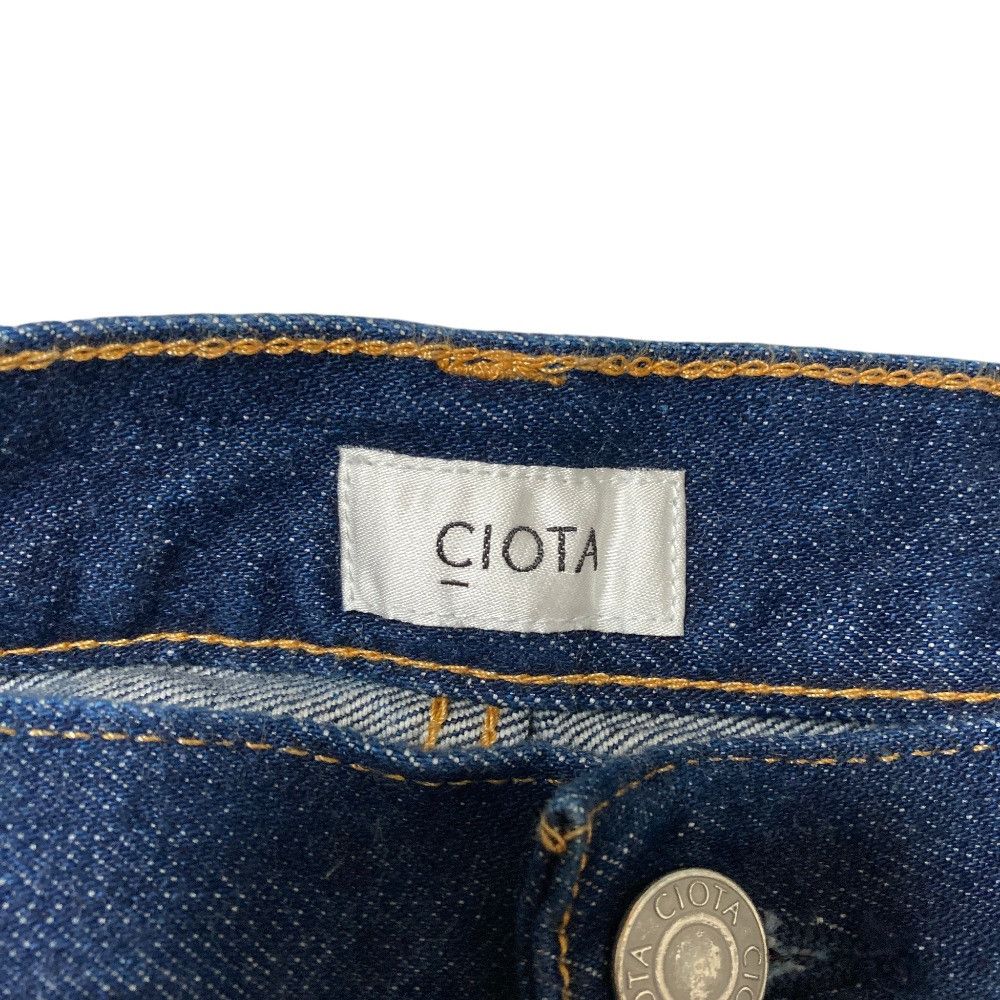 Other Other Ciota STRAIGHT 5 POCKET PANTS Denim Pants Textile Jeans PTLM-21STB DUTY FREE for USA Size ONE SIZE - 3 Thumbnail