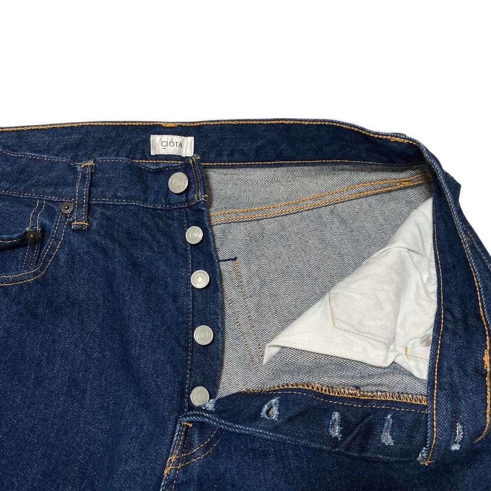 Other Other Ciota STRAIGHT 5 POCKET PANTS Denim Pants Textile Jeans PTLM-21STB DUTY FREE for USA Size ONE SIZE - 4 Thumbnail