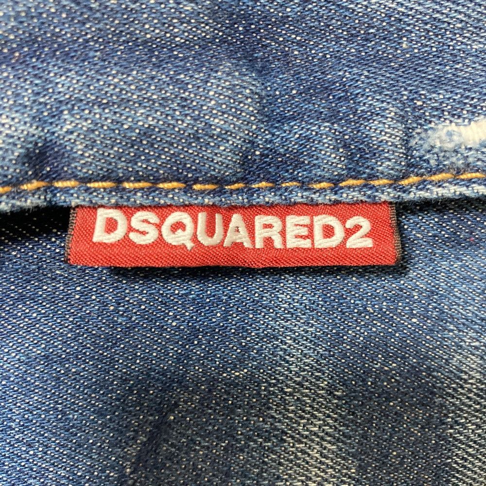 Dsquared2 Dsquared2 Dsquared2 Cropped Twiggy Jean Denim Pants Textile Jeans S75LB0751 DUTY FREE for USA Size ONE SIZE - 4 Thumbnail