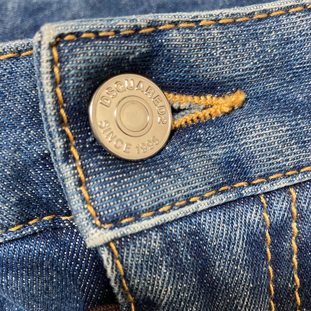 Dsquared2 Dsquared2 Dsquared2 Cropped Twiggy Jean Denim Pants Textile Jeans S75LB0751 DUTY FREE for USA Size ONE SIZE - 3 Thumbnail