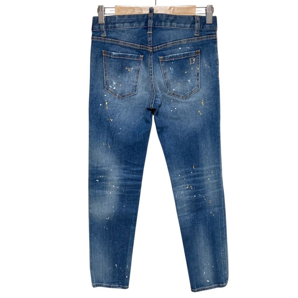 Dsquared2 Dsquared2 Dsquared2 Cropped Twiggy Jean Denim Pants Textile Jeans S75LB0751 DUTY FREE for USA Size ONE SIZE - 2 Thumbnail