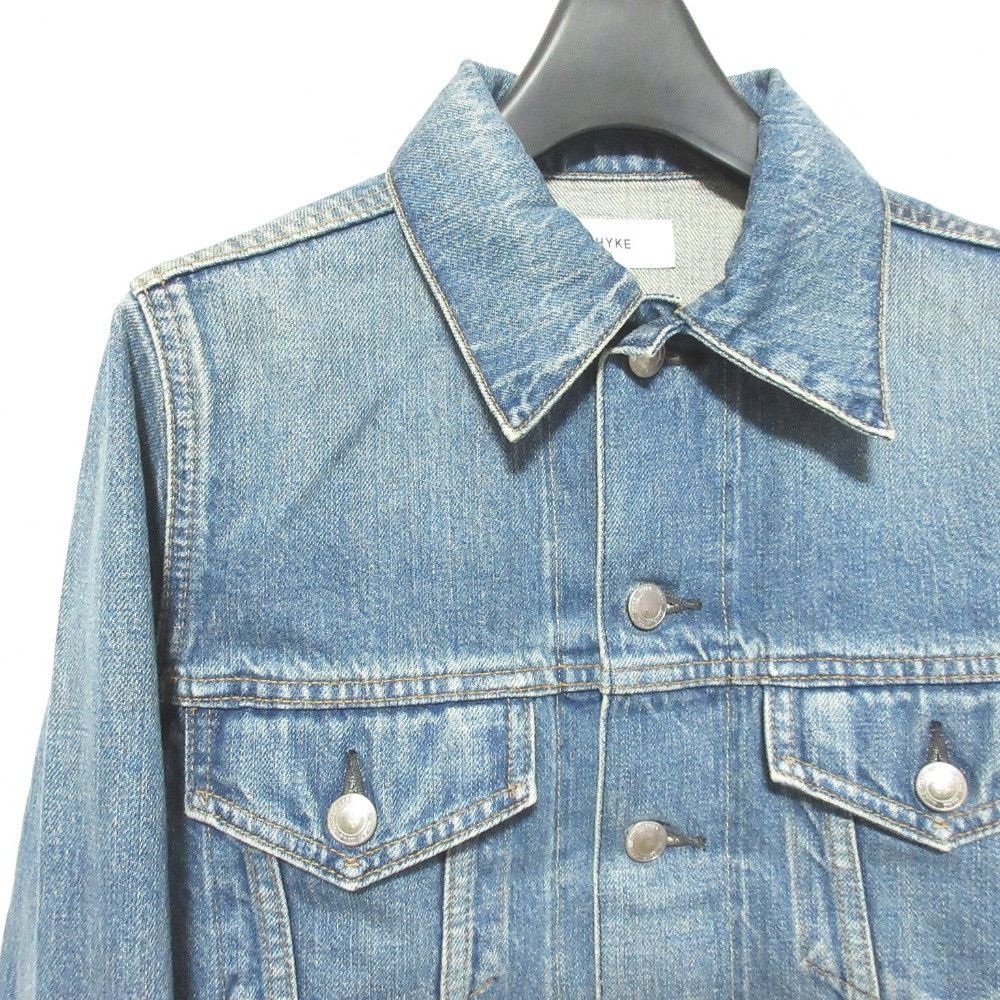 Other Other HYKE Denim Jacket Textile Outerwear DUTY FREE for USA Size ONE SIZE - 4 Thumbnail