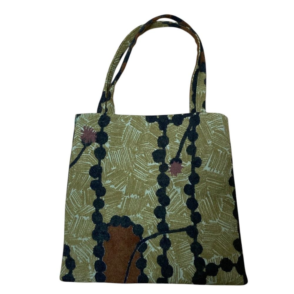 mina perhonen Mina Perhonen mina perhonen garland wool mini tote bag Textile Tote Bag m792 DUTY FREE for USA Size ONE SIZE - 2 Thumbnail