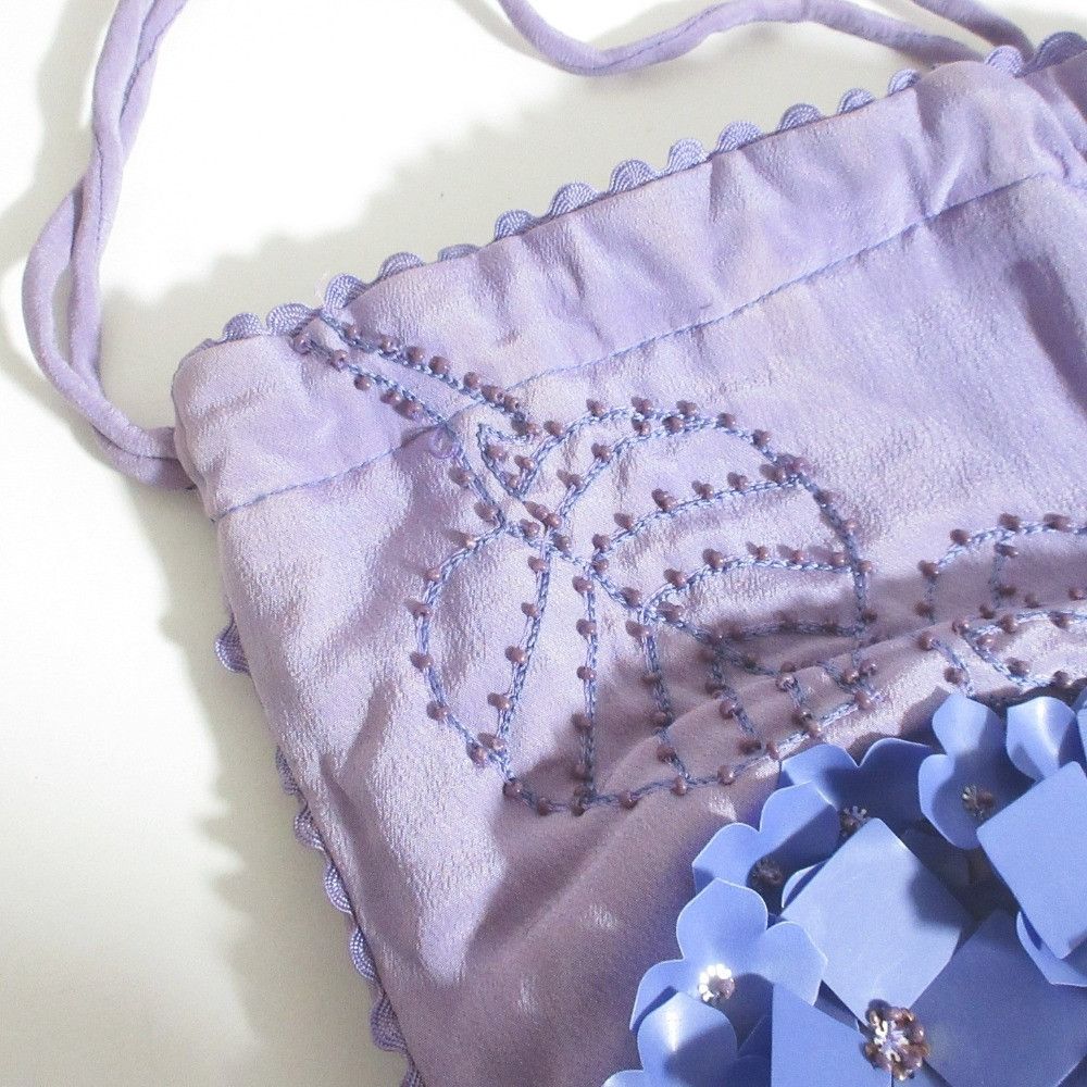 Other Other Jamin Puech Flower Sequin Drawstring Bag Textile Vanity Bag DUTY FREE for USA Size ONE SIZE - 12 Thumbnail