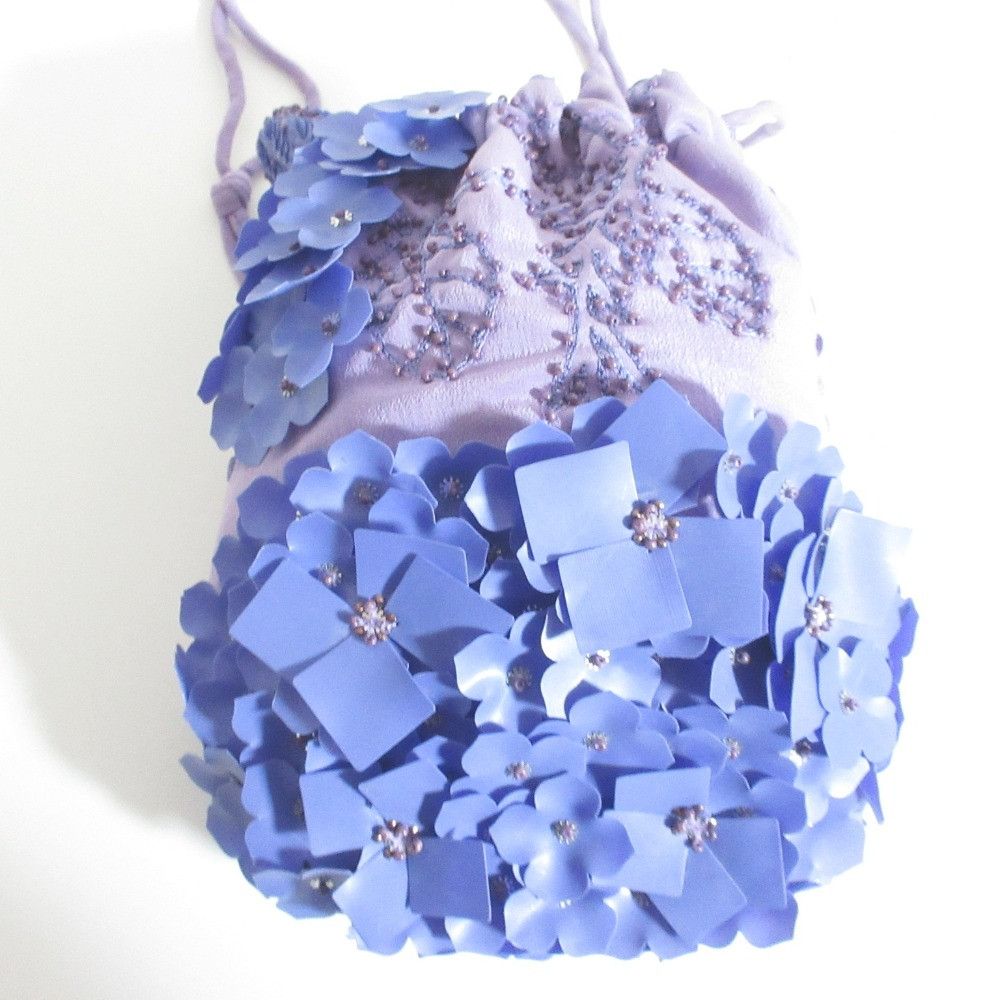 Other Other Jamin Puech Flower Sequin Drawstring Bag Textile Vanity Bag DUTY FREE for USA Size ONE SIZE - 2 Thumbnail