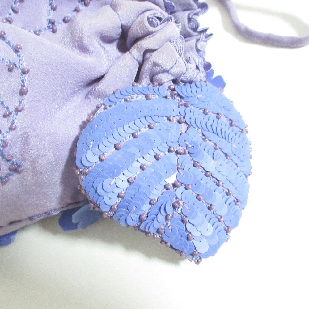 Other Other Jamin Puech Flower Sequin Drawstring Bag Textile Vanity Bag DUTY FREE for USA Size ONE SIZE - 4 Thumbnail